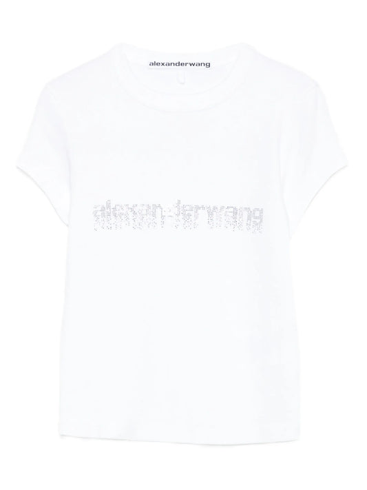 dégradé-logo cotton T-shirt