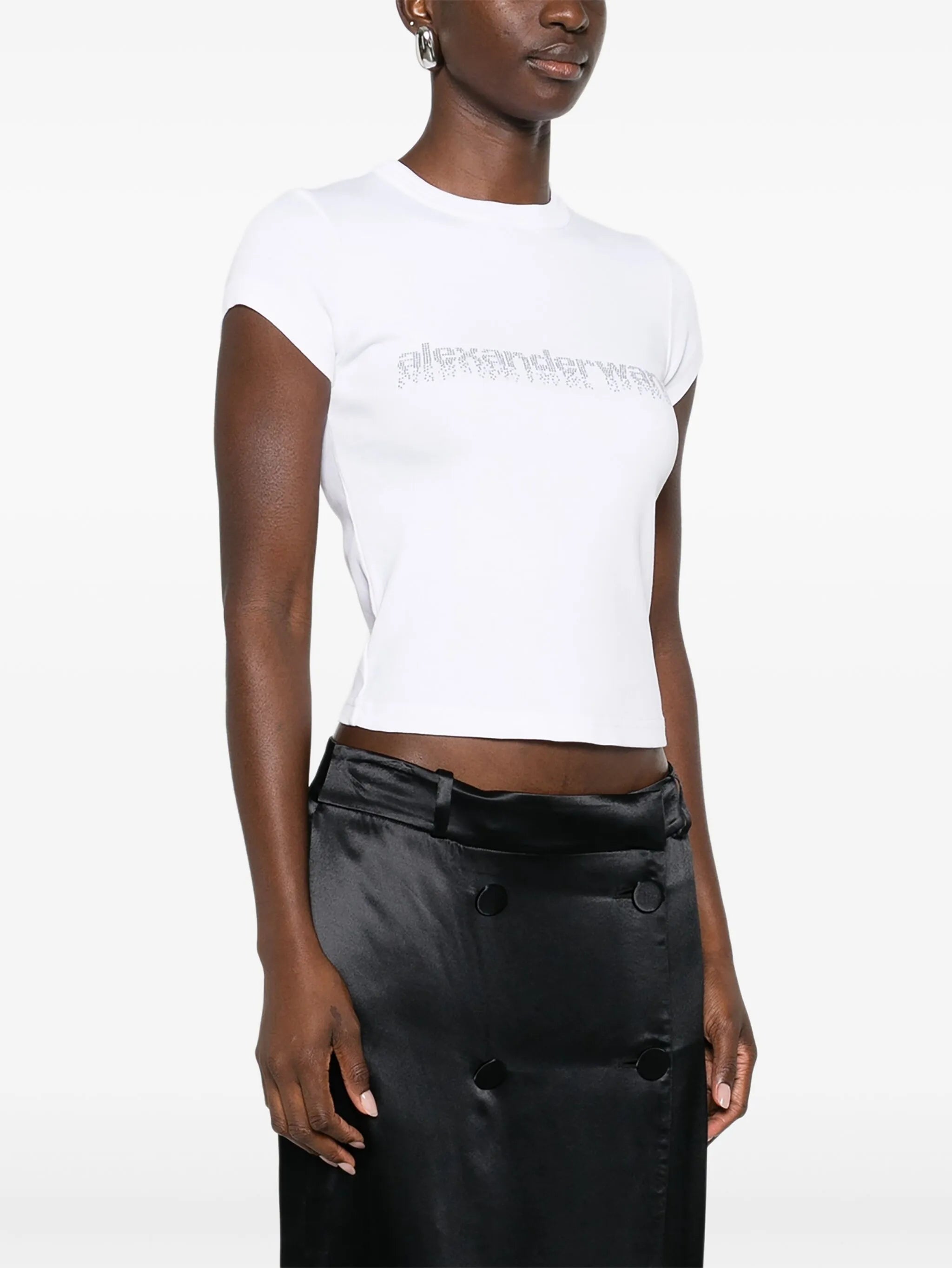 dégradé-logo cotton T-shirt