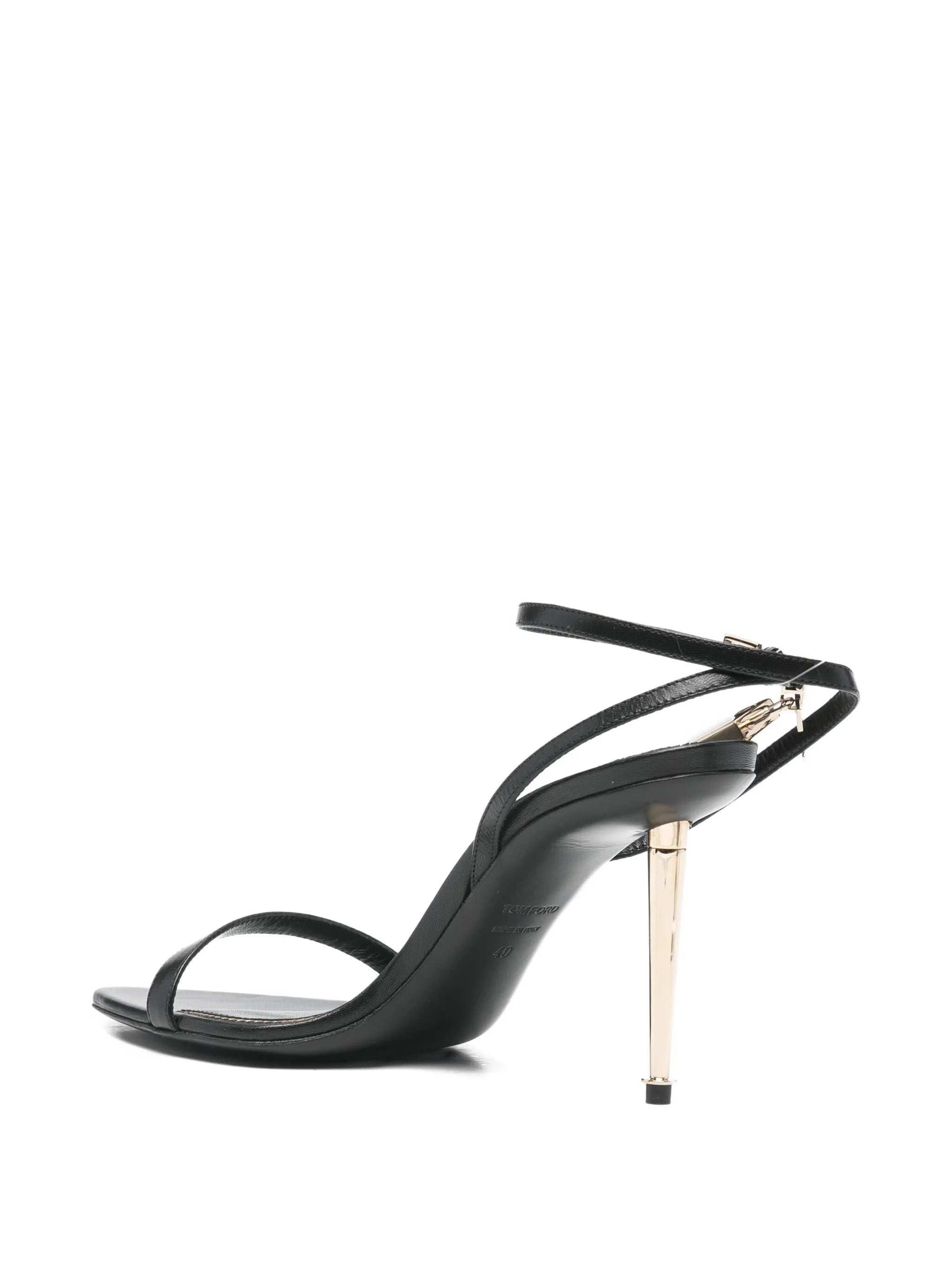 pointed-toe Padlock heeled sandals