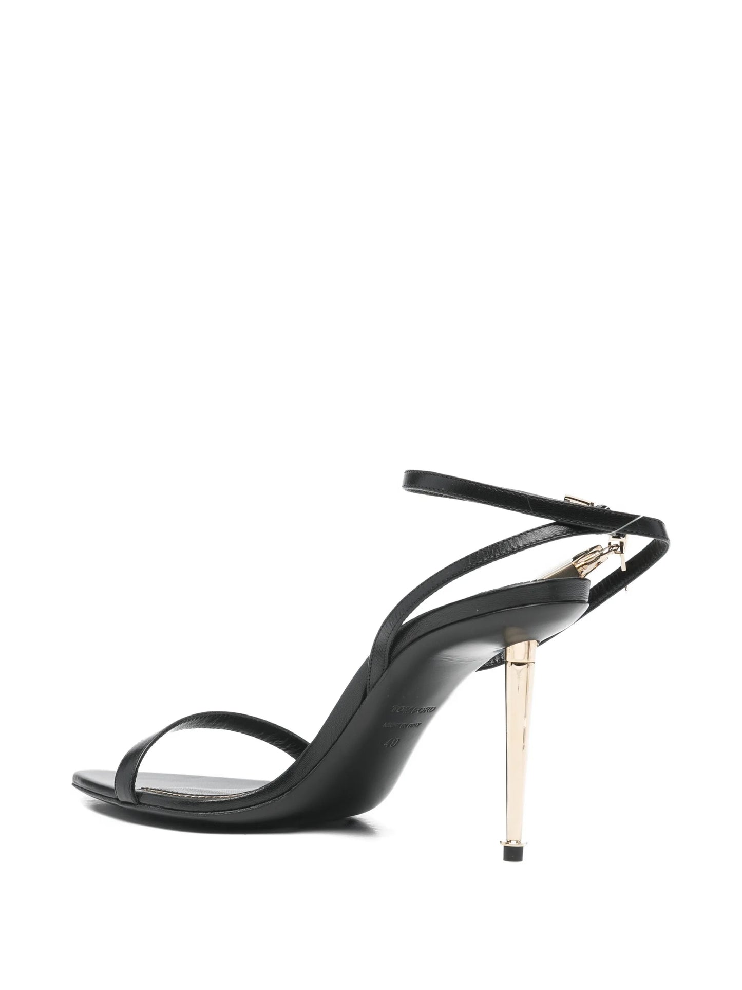 pointed-toe Padlock heeled sandals