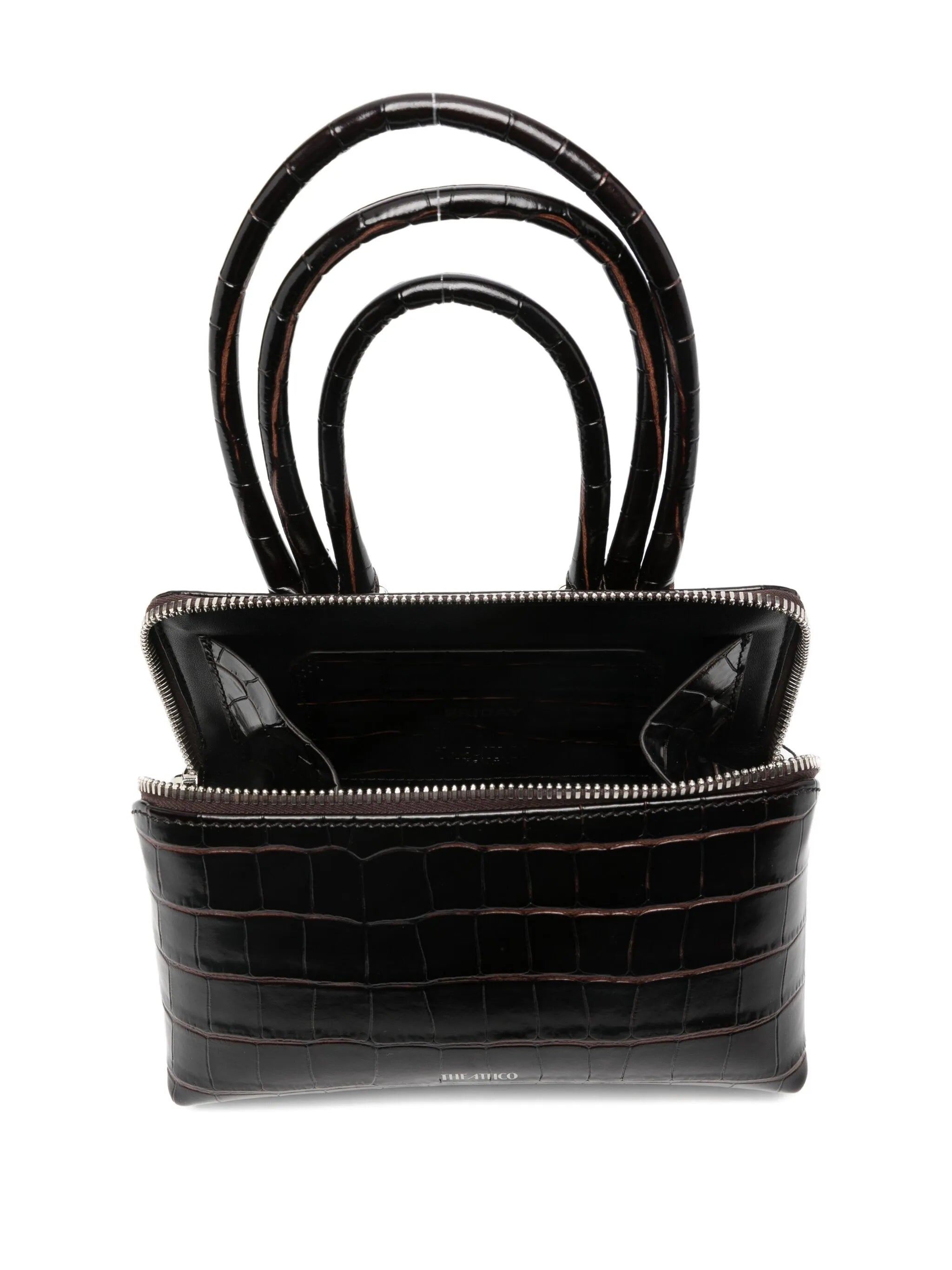 Friday croc embossed mini bag