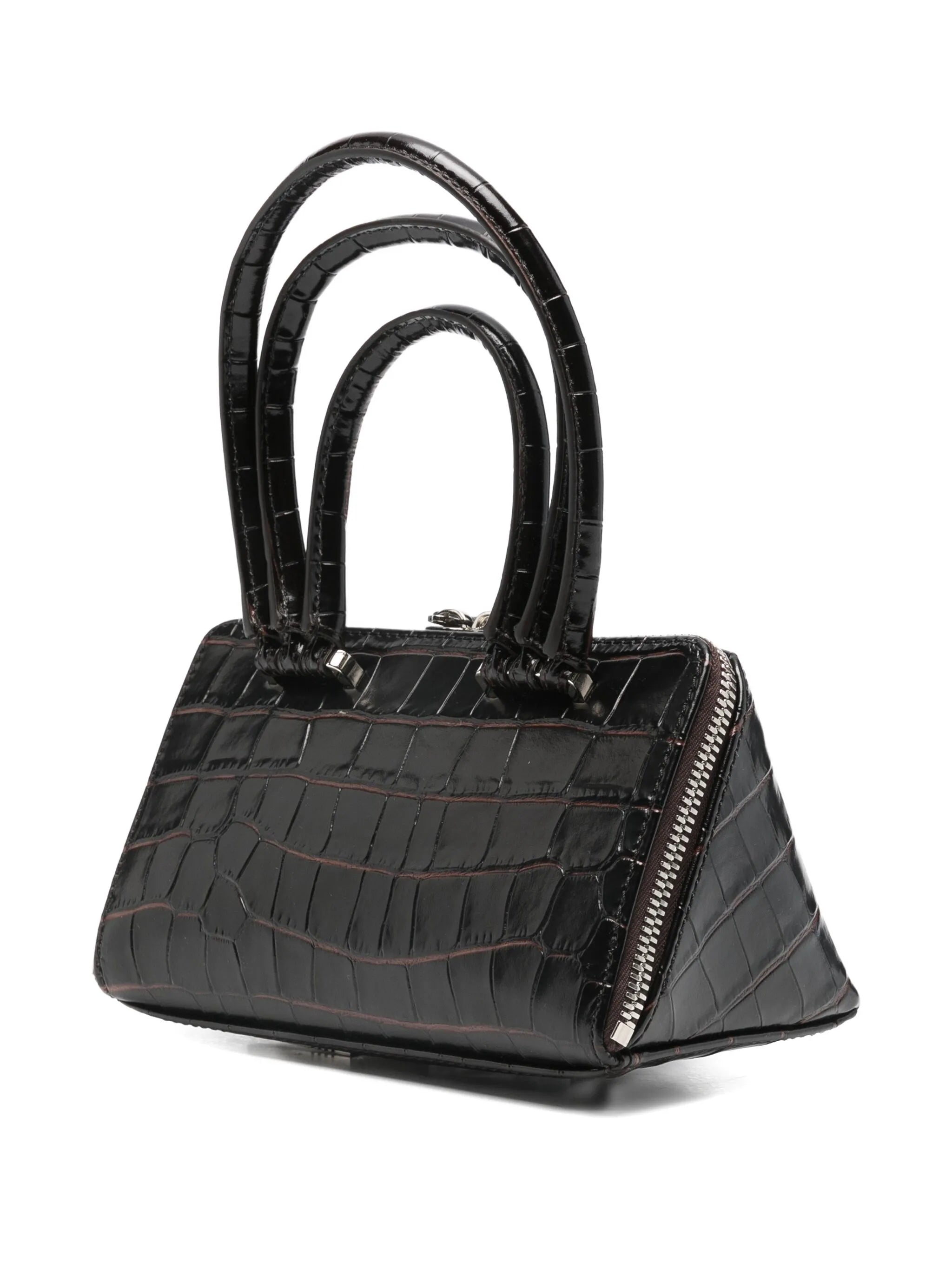 Friday croc embossed mini bag