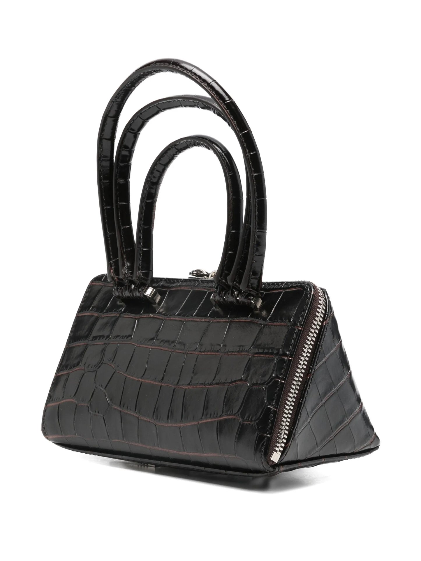 Friday croc embossed mini bag