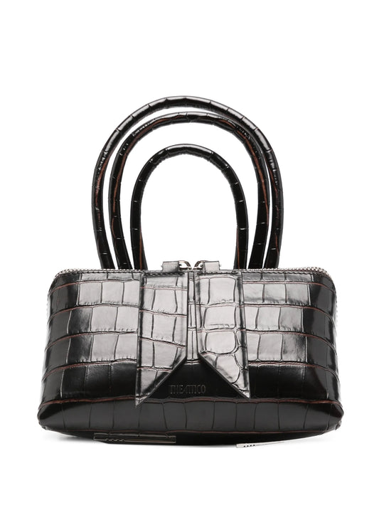 Friday croc embossed mini bag