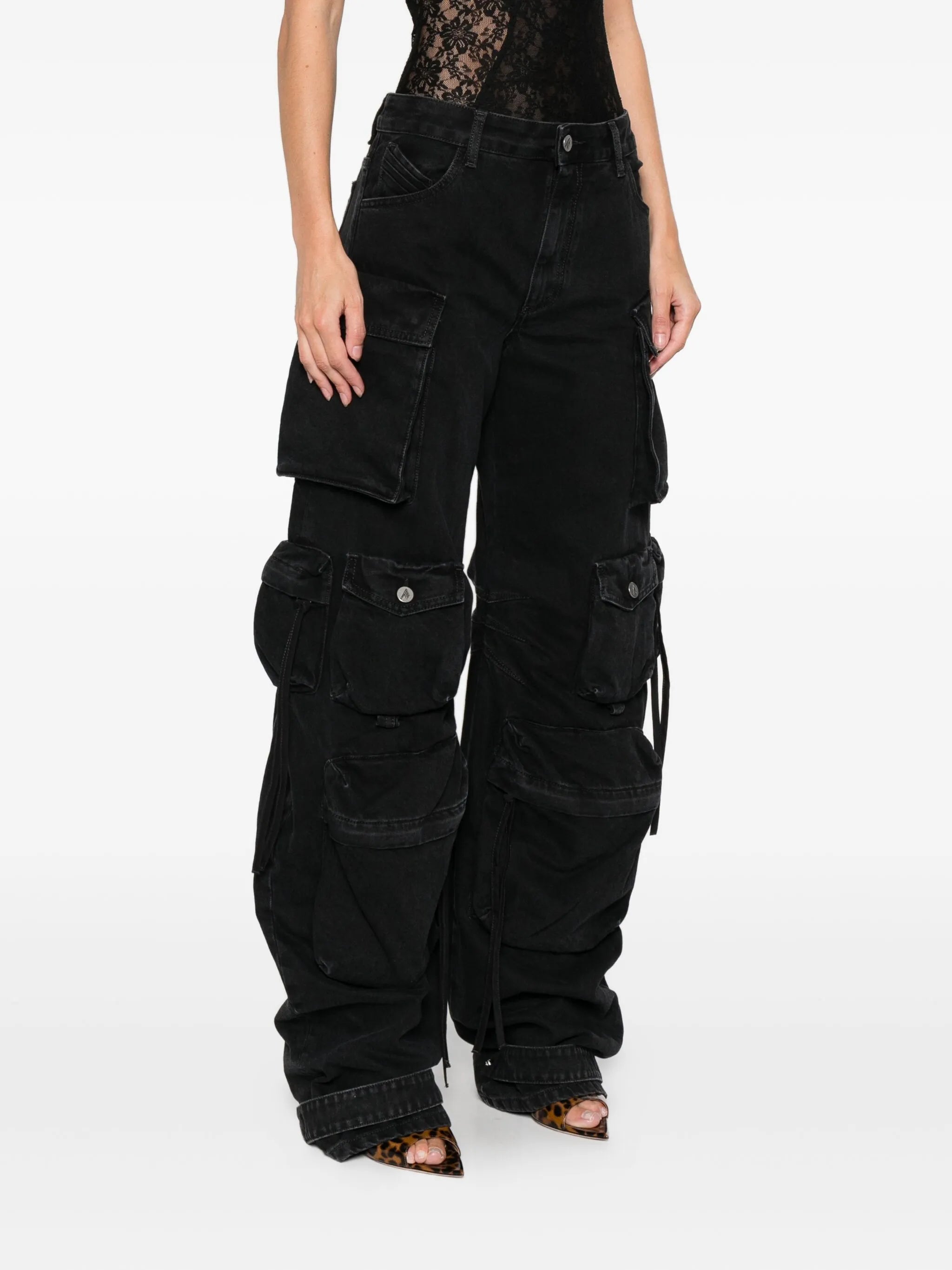 cargo-pockets jeans
