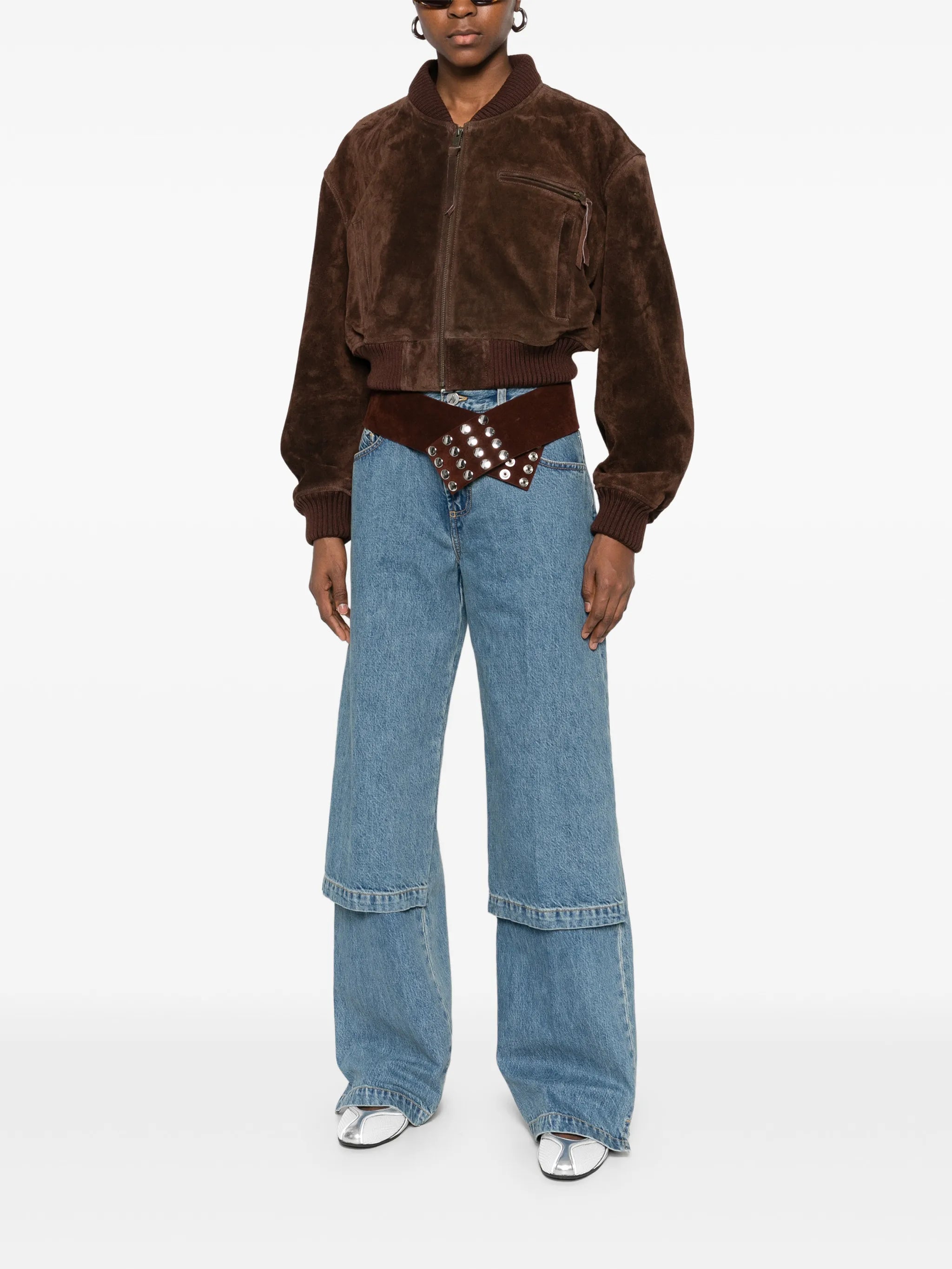 five-pocket cotton jeans