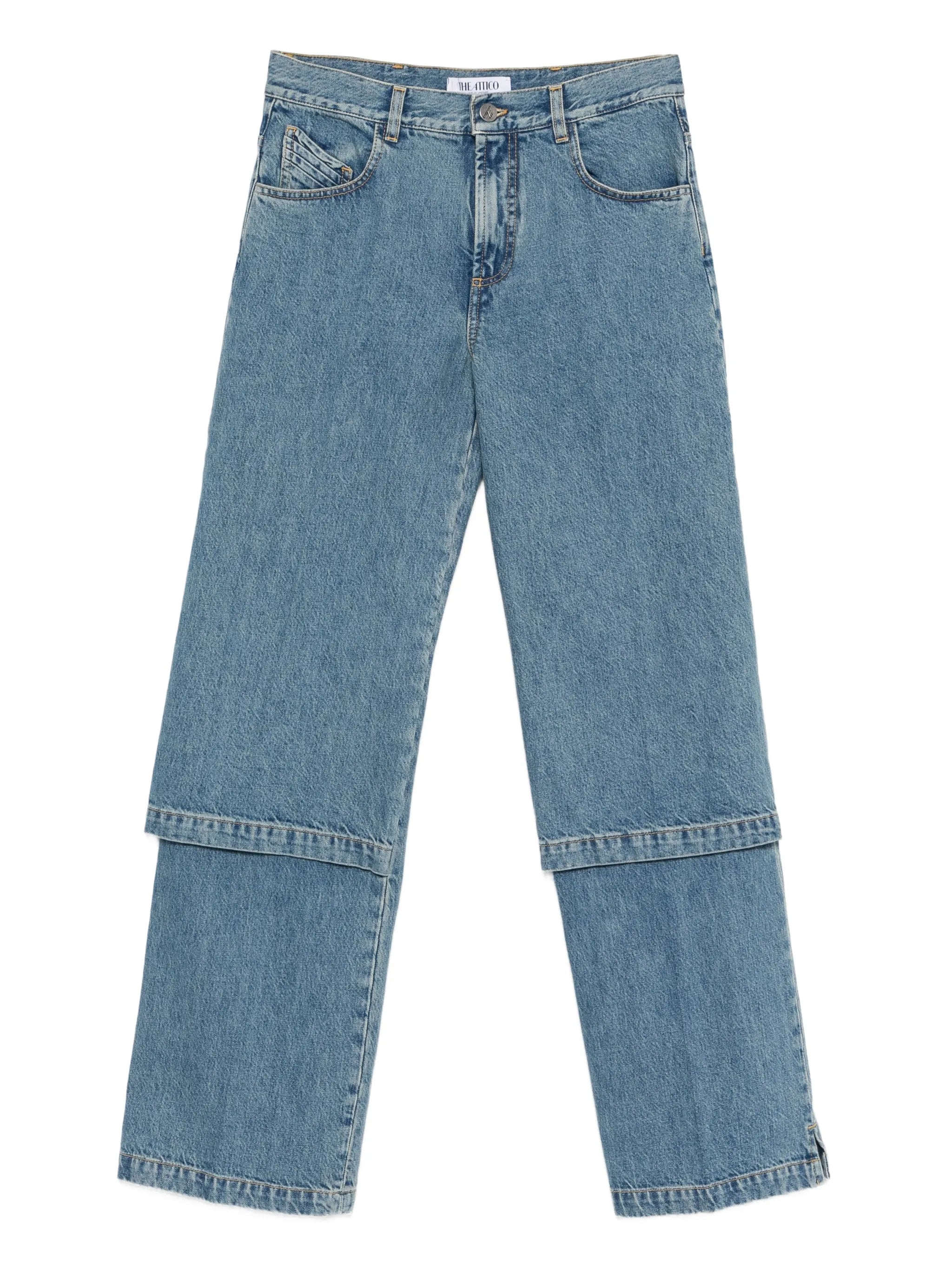 five-pocket cotton jeans