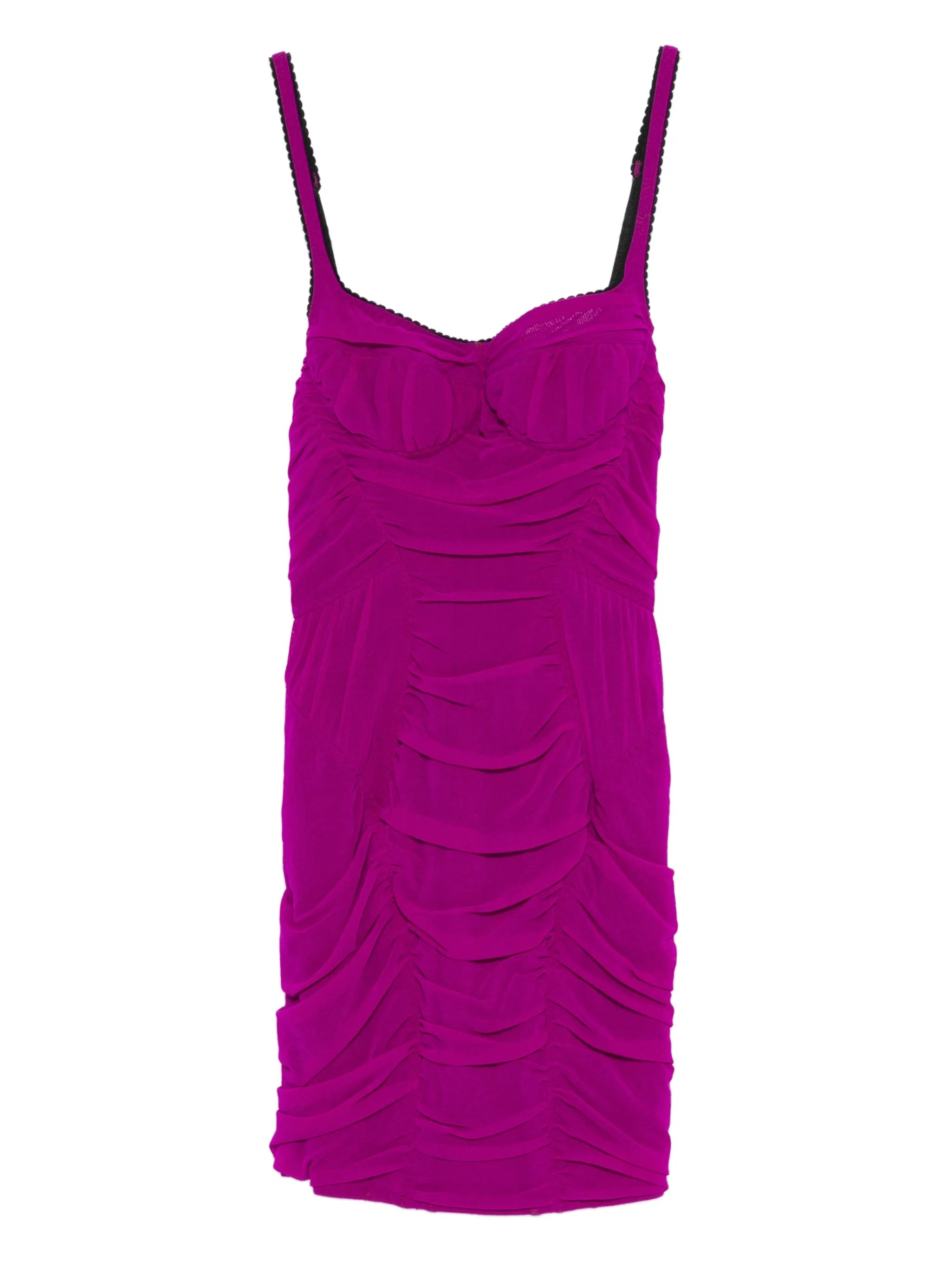 ruched mini dress