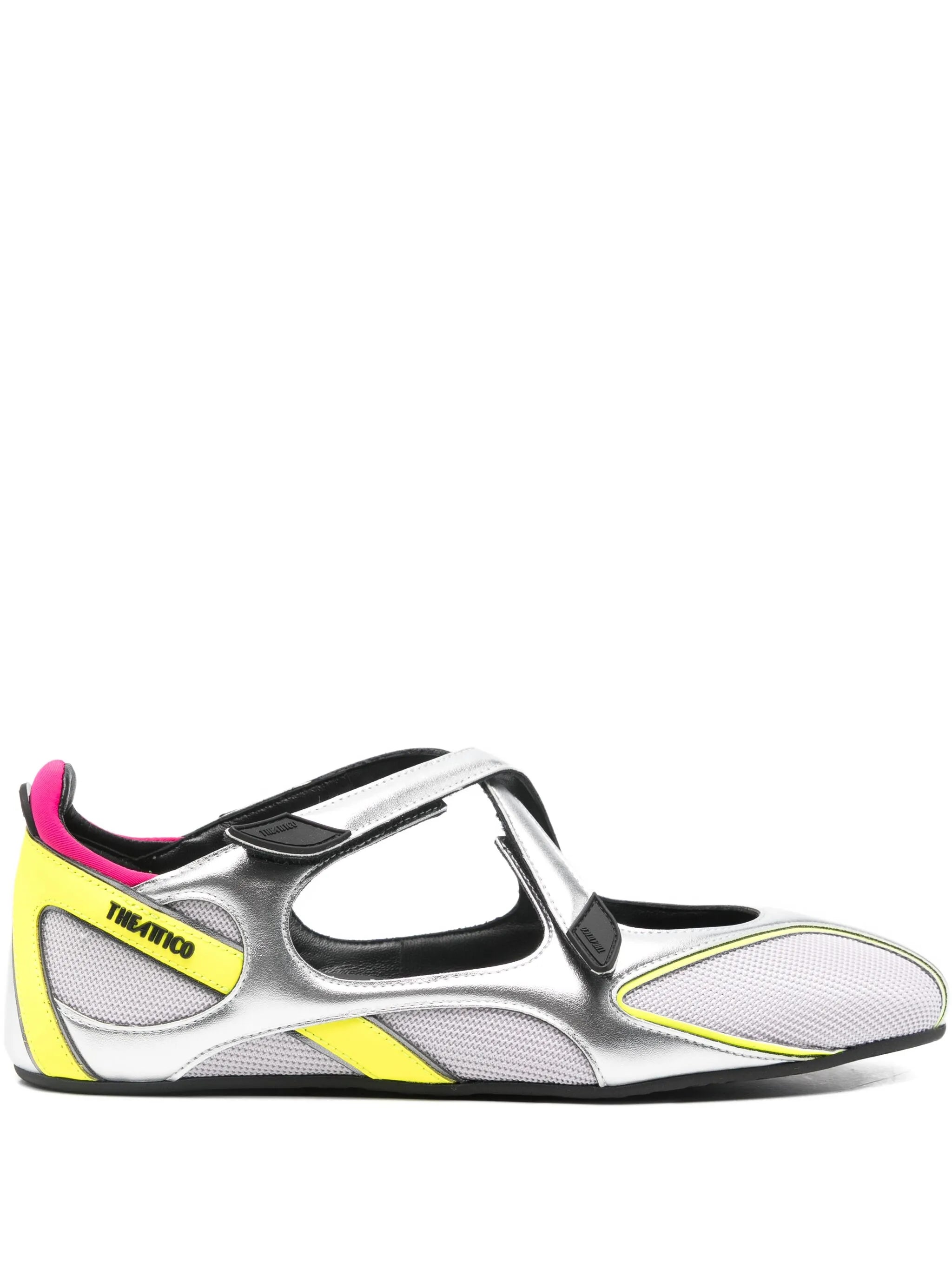 Floor 01 holographic ballet flats