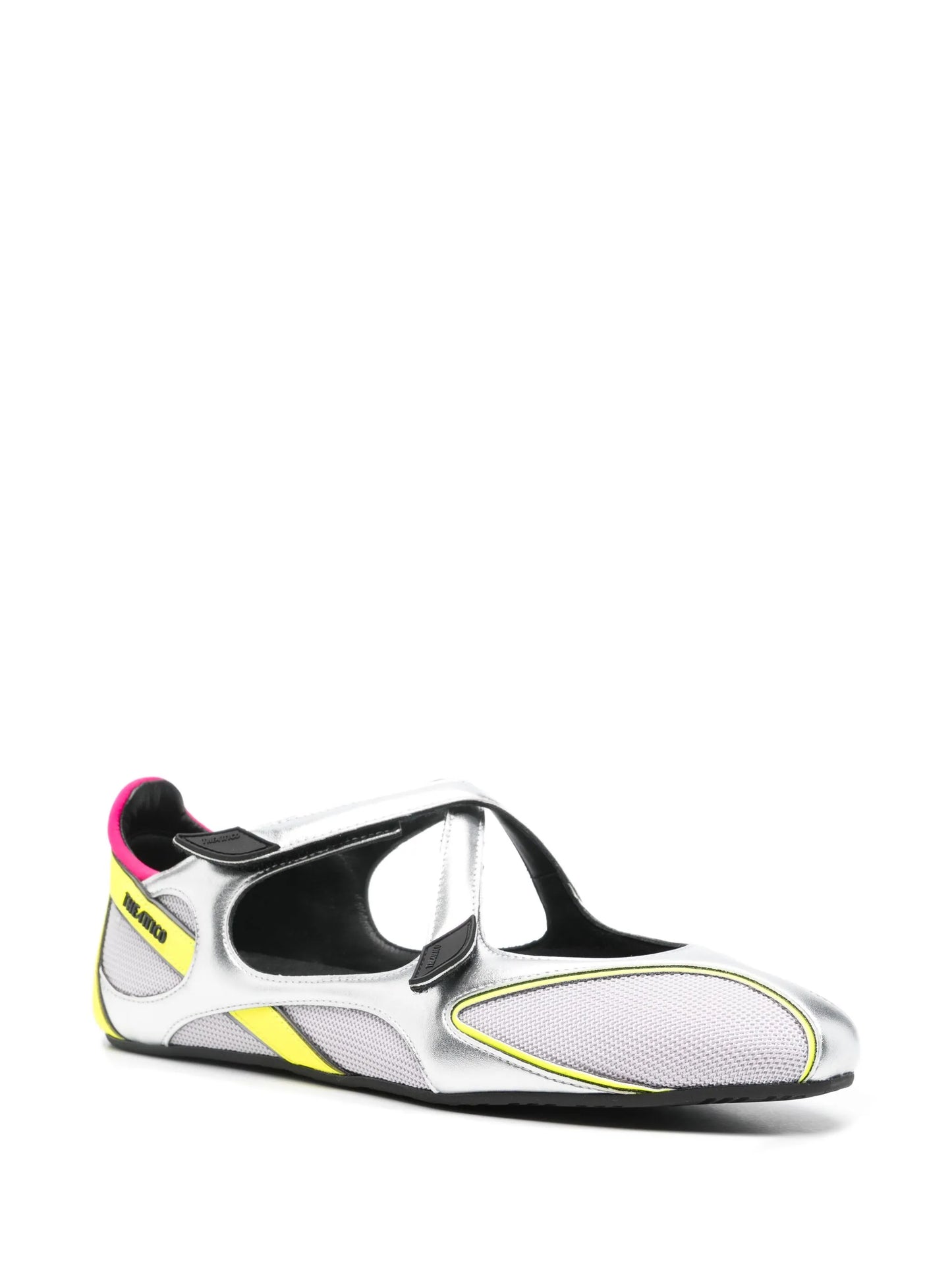 Floor 01 holographic ballet flats