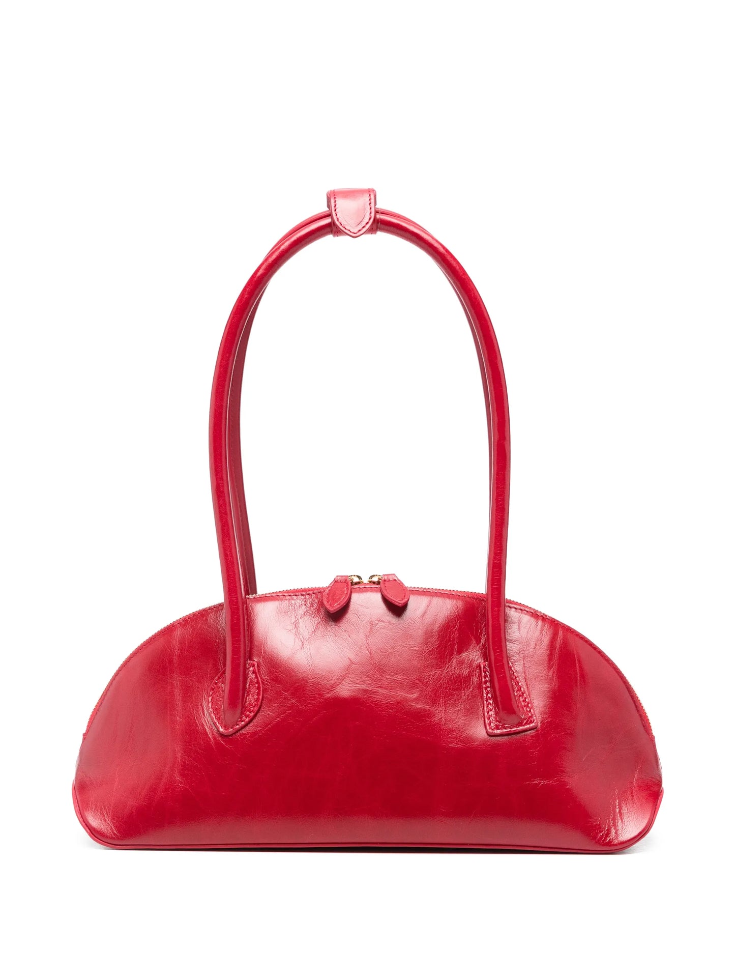 Dome zipped shoulder bag