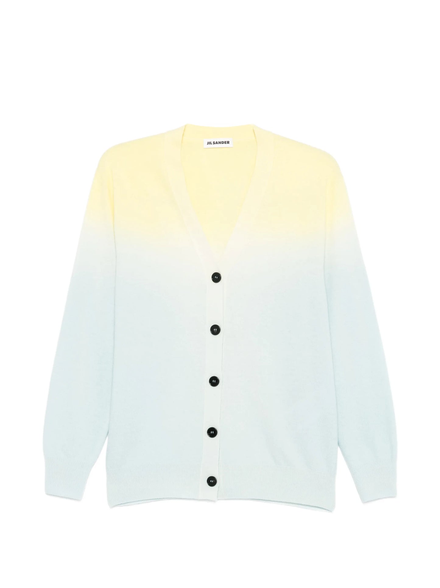 buttoned gradient cardigan