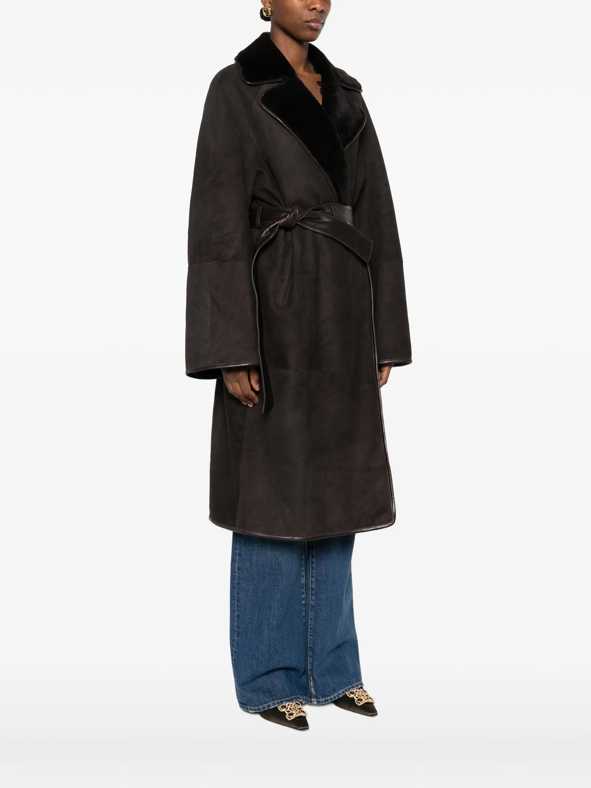 Lourdes double-breasted coat