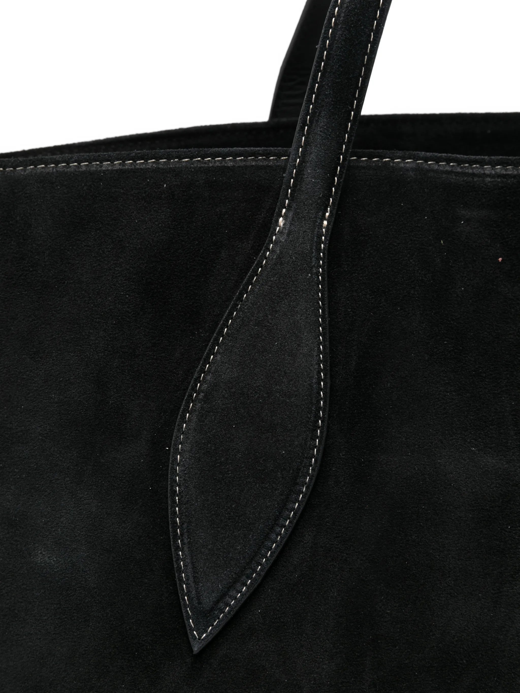 Mega Sprout suede tote bag