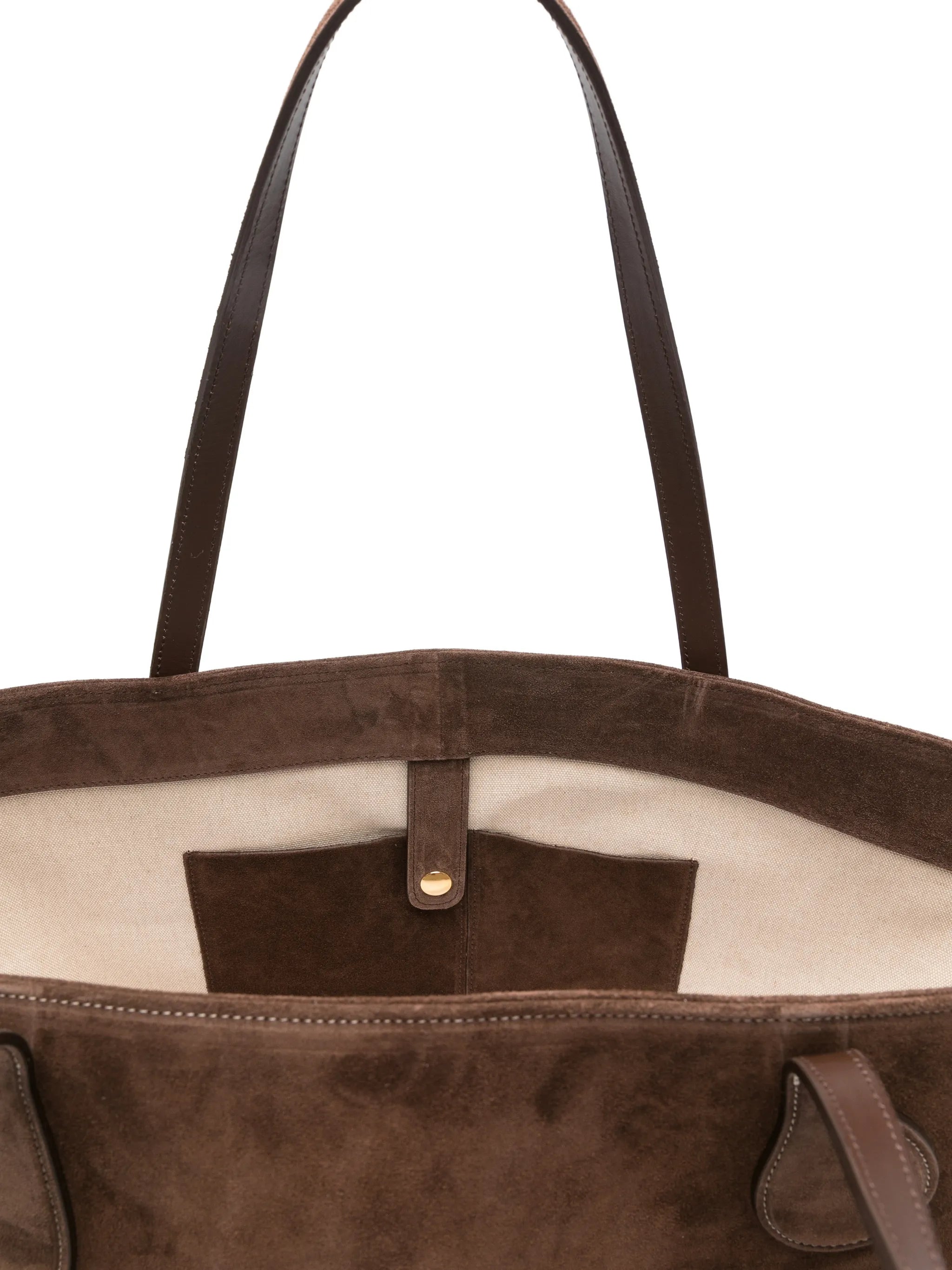 Mega Sprout suede tote bag