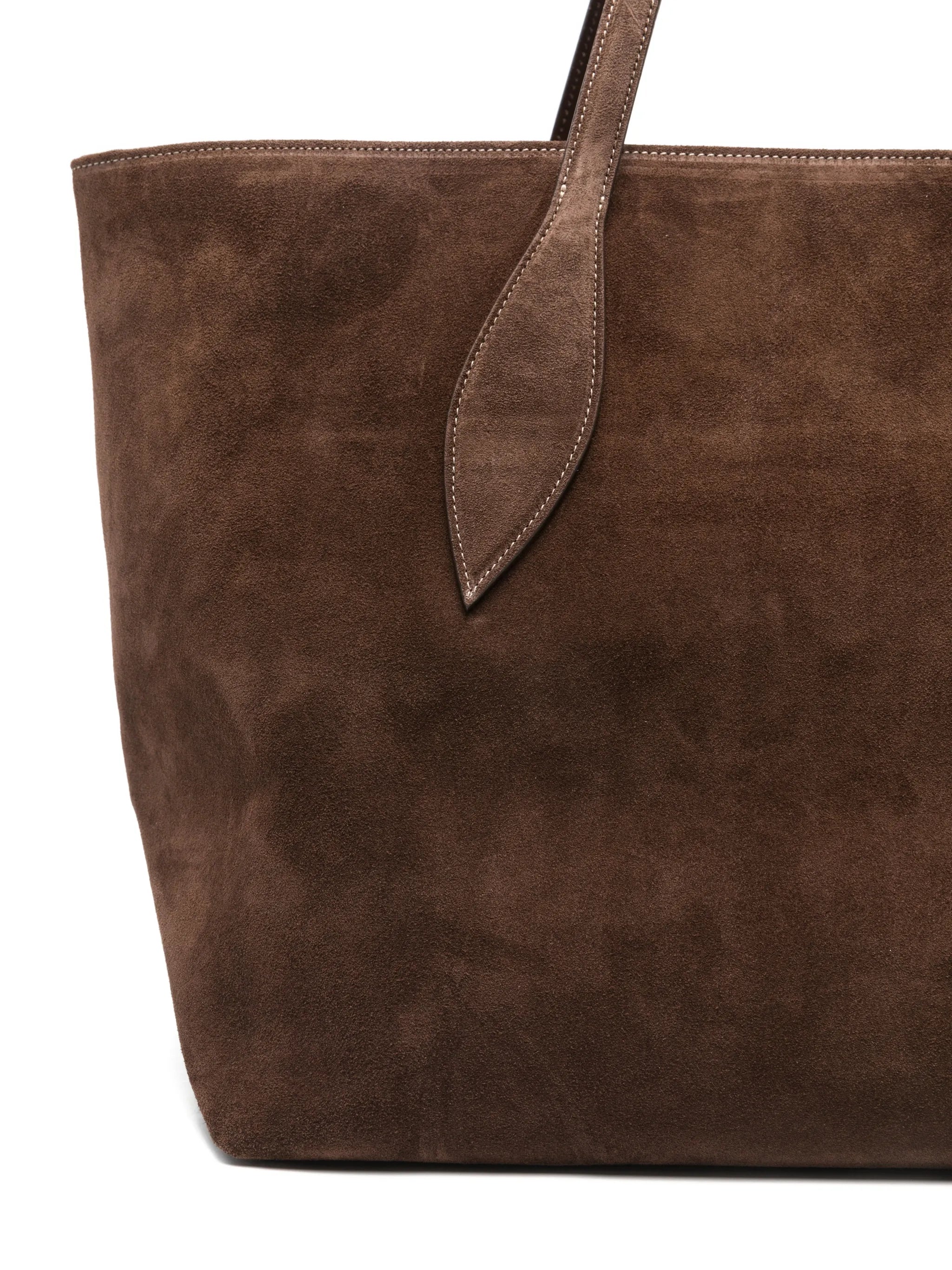 Mega Sprout suede tote bag