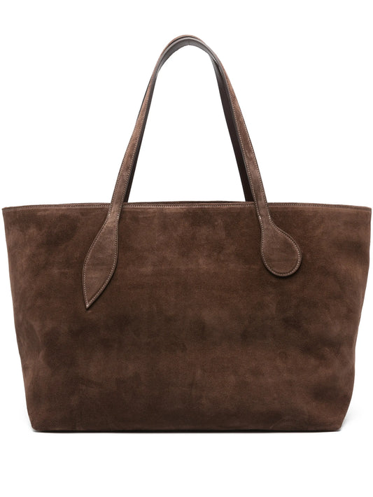 Mega Sprout suede tote bag