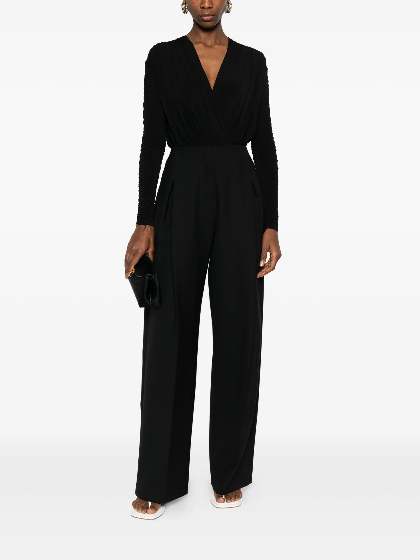 V-neck bodysuit