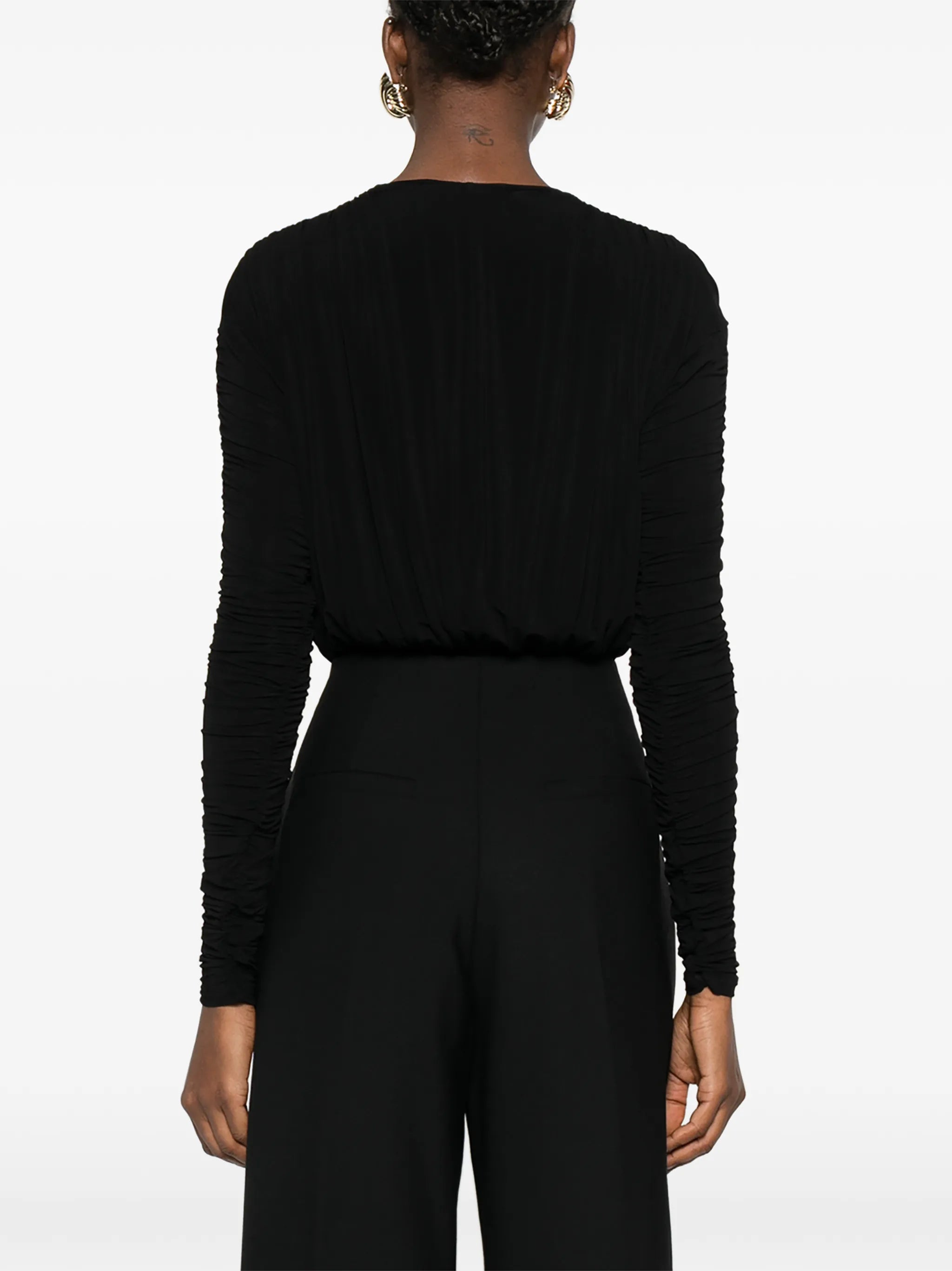 V-neck bodysuit