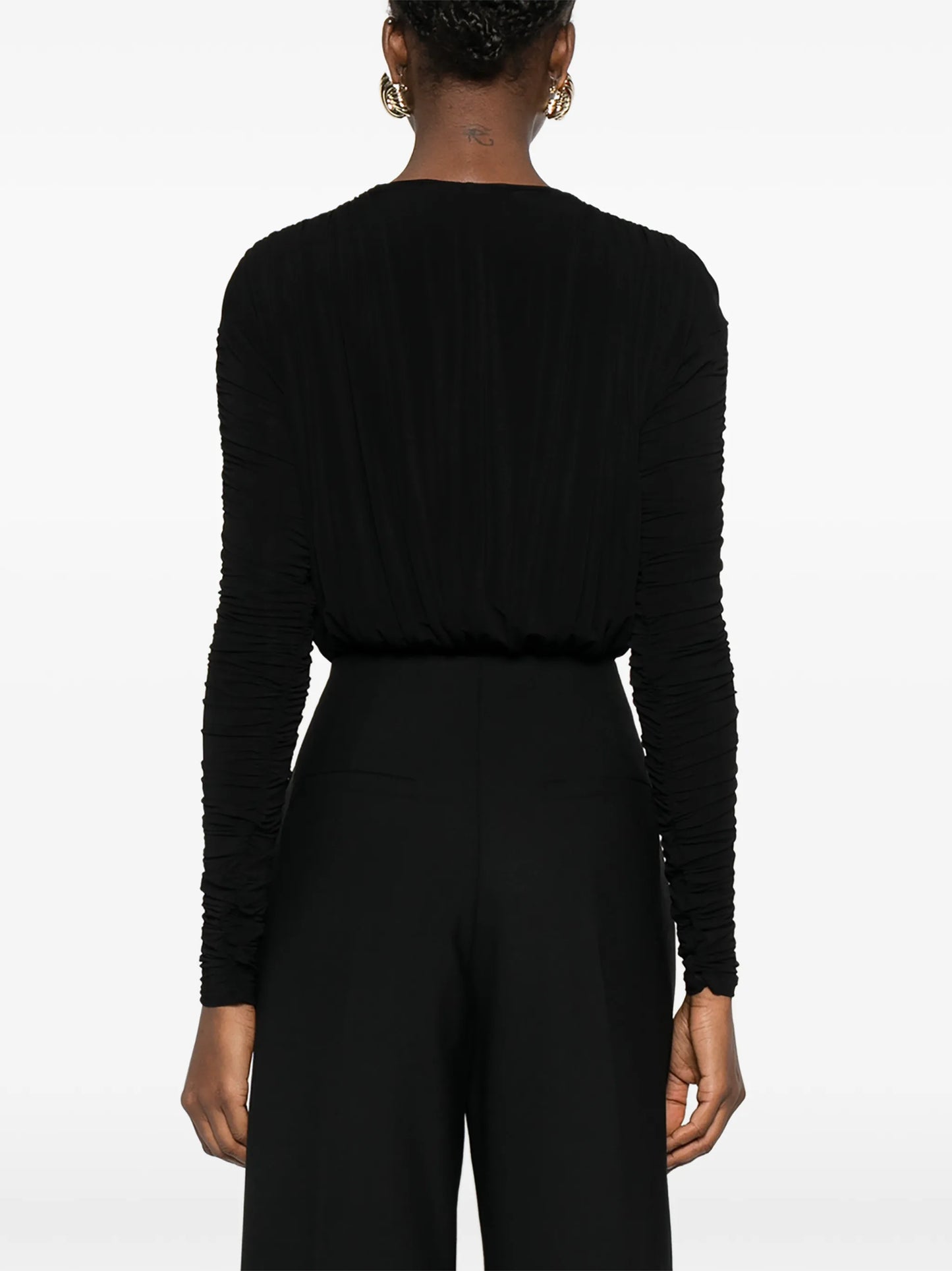 V-neck bodysuit