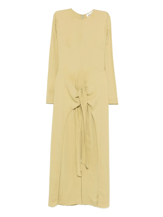 long-sleeve maxi dress
