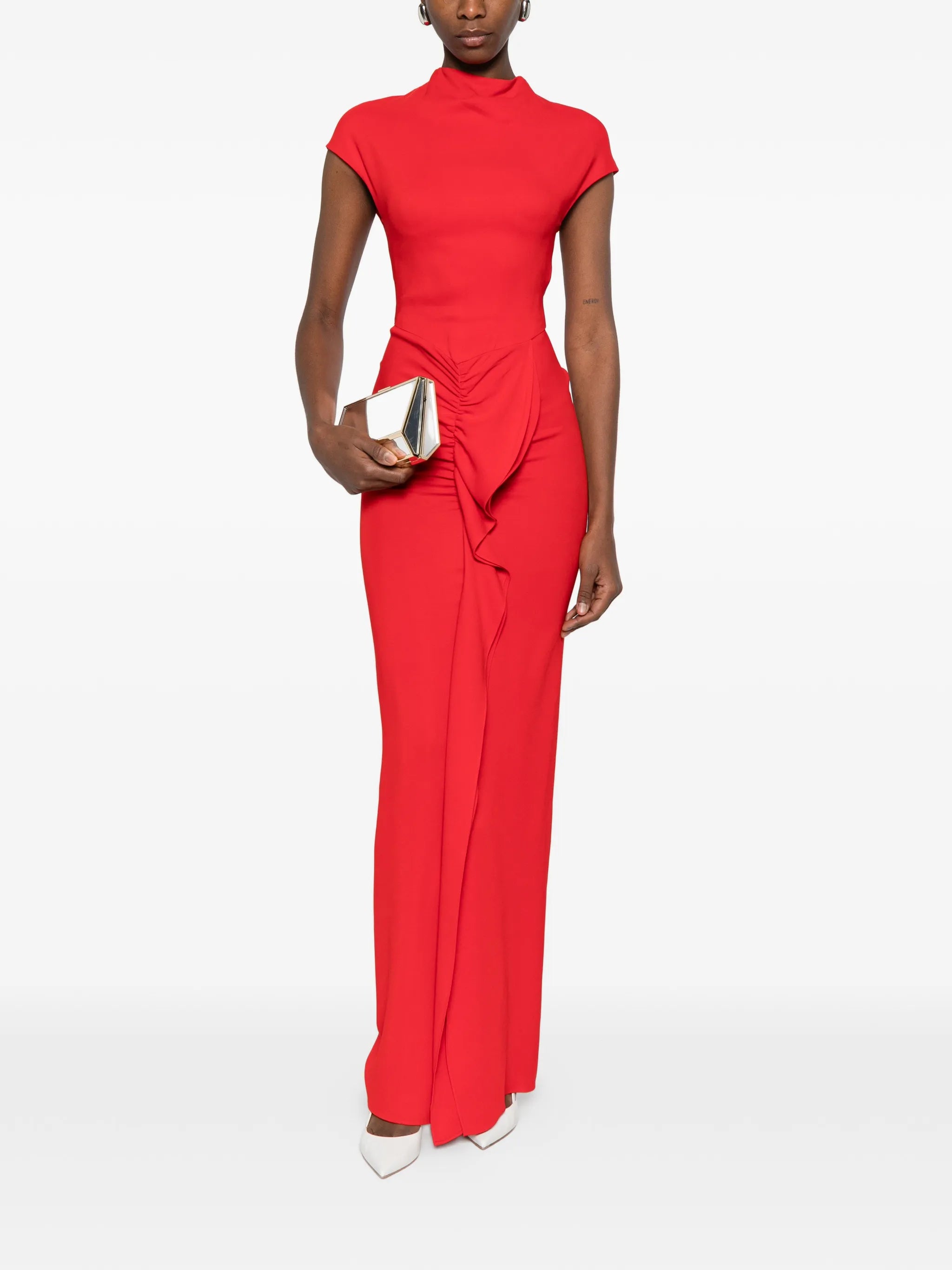 Beth draped maxi dress