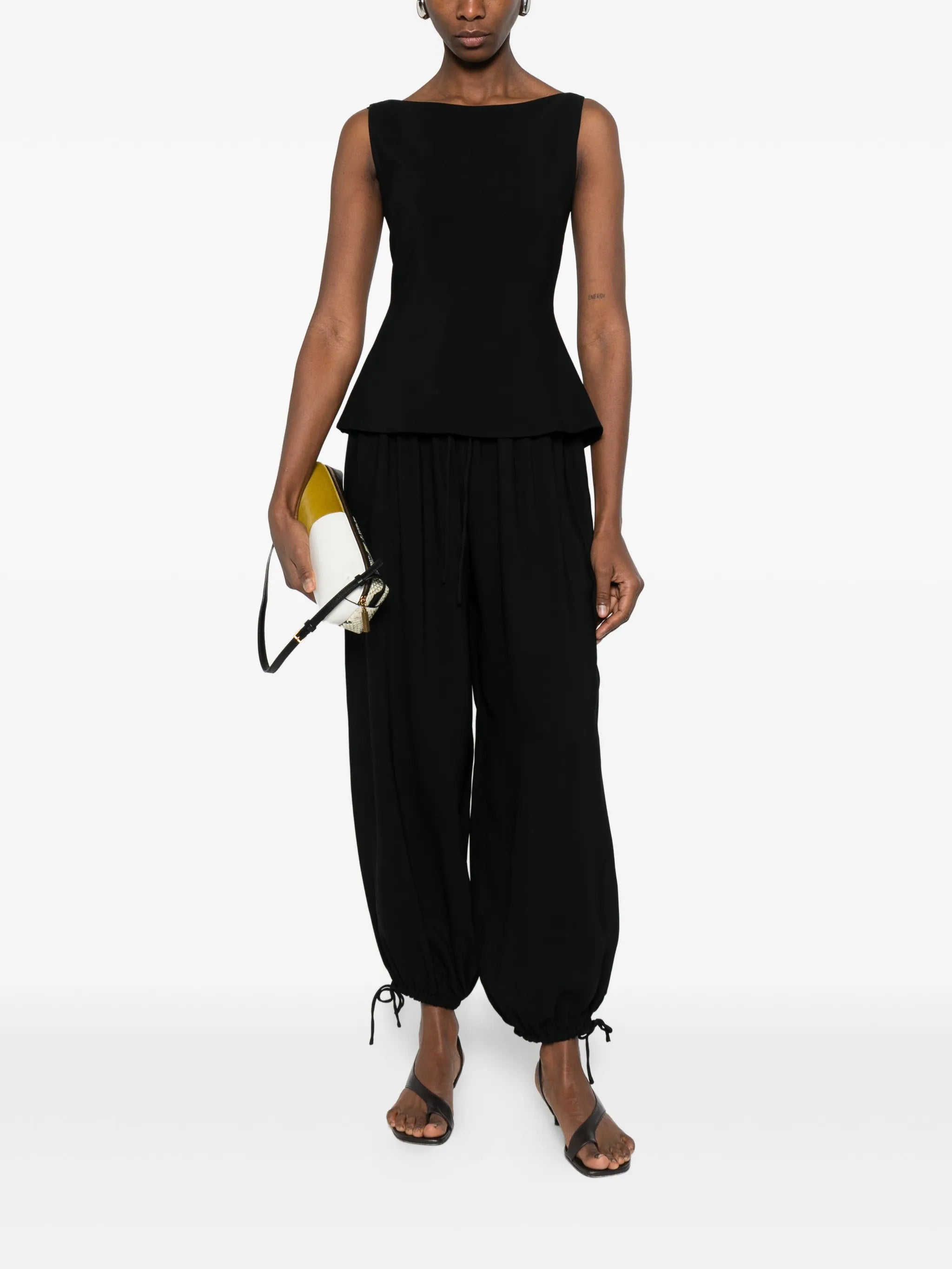 Estelia drawstring trousers
