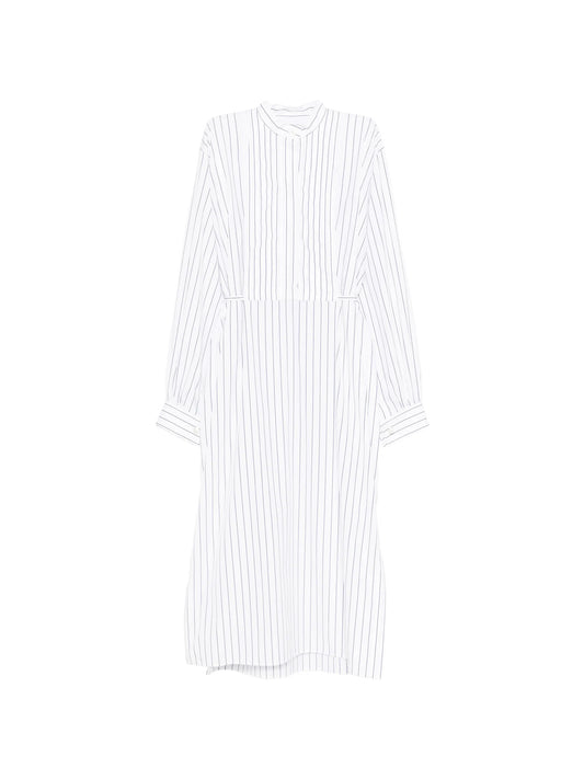 striped midi dress