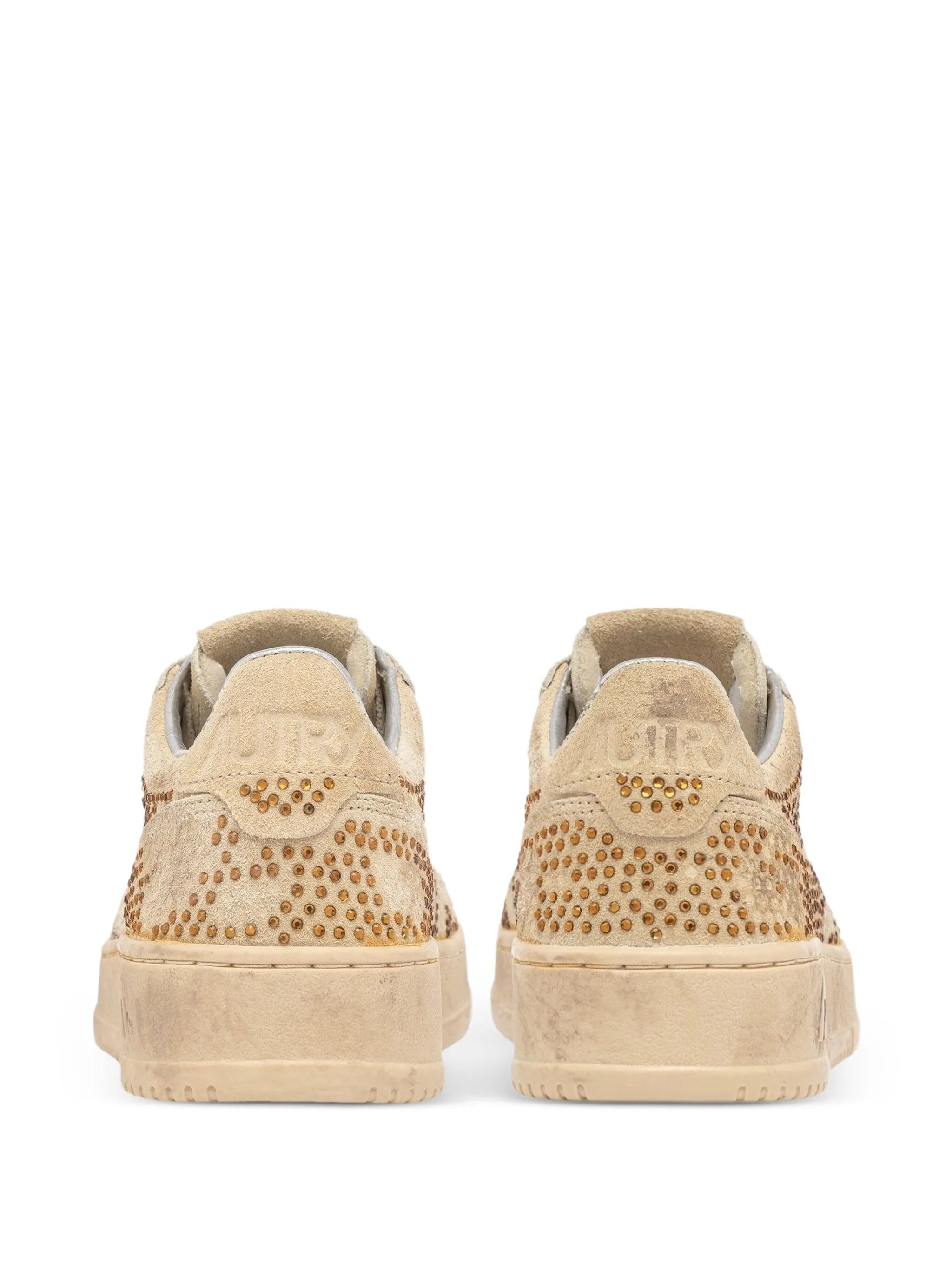 Medalist low rhinestones sneakers