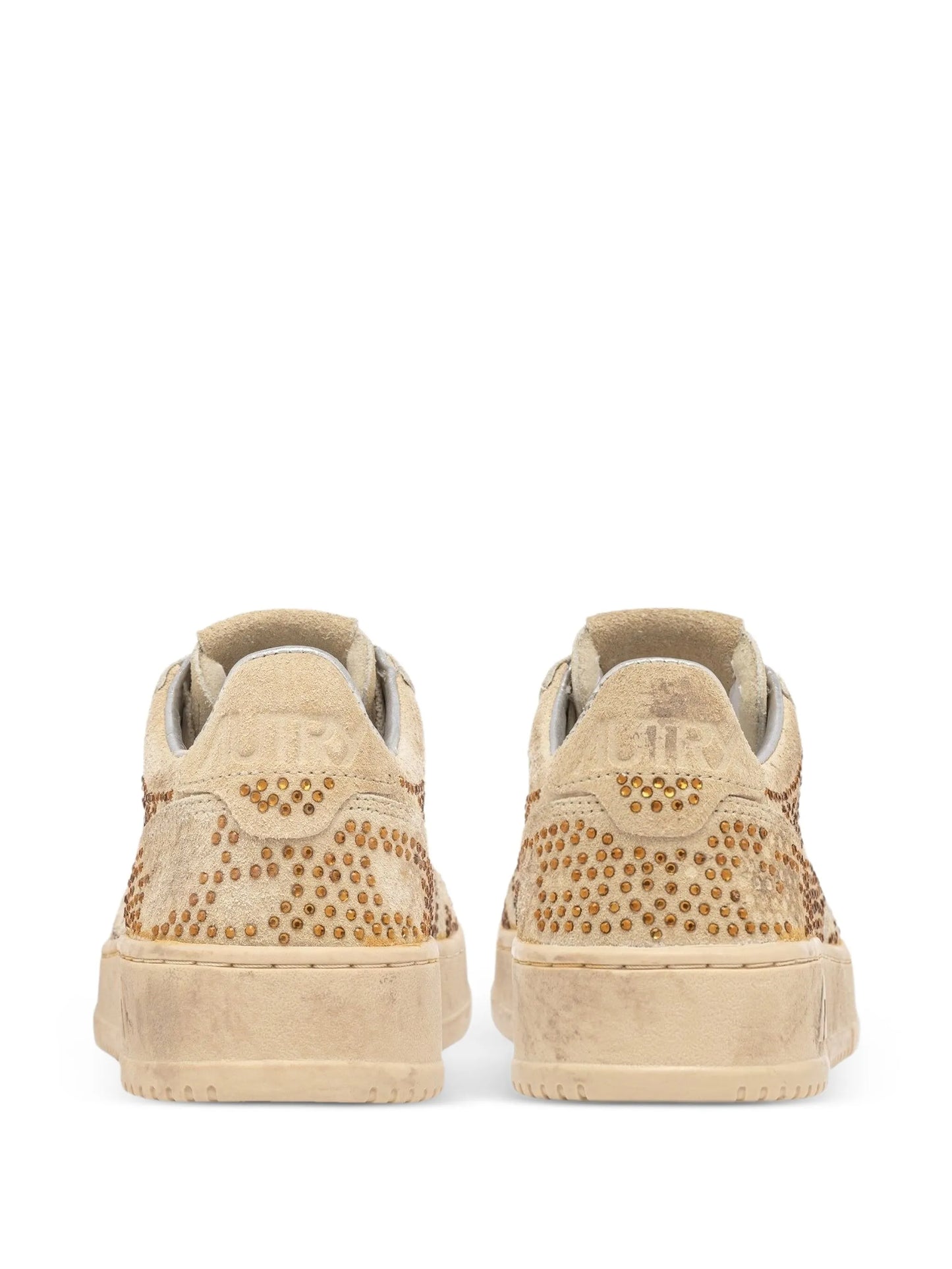 Medalist low rhinestones sneakers
