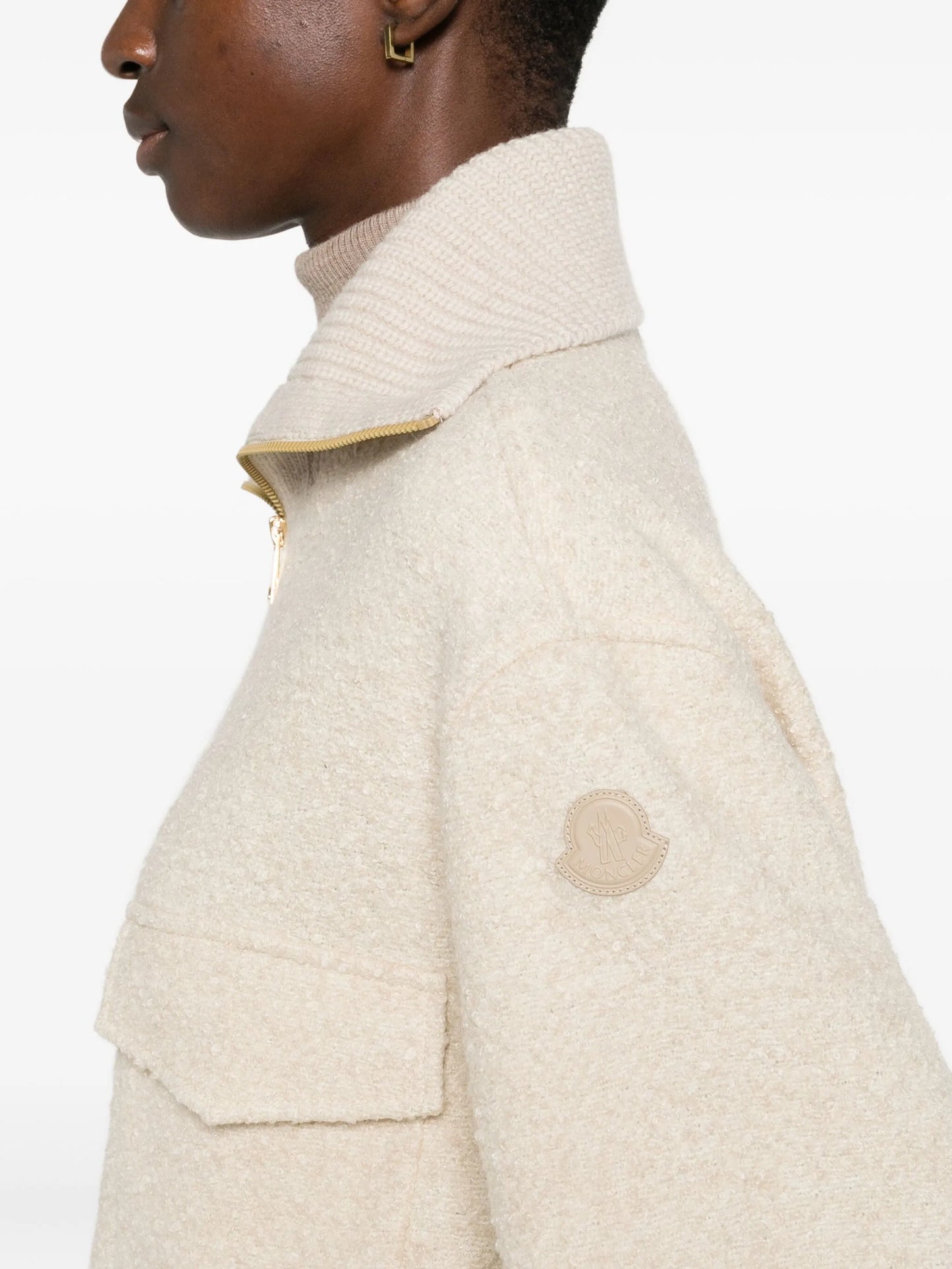 flap-pocket zip jacket