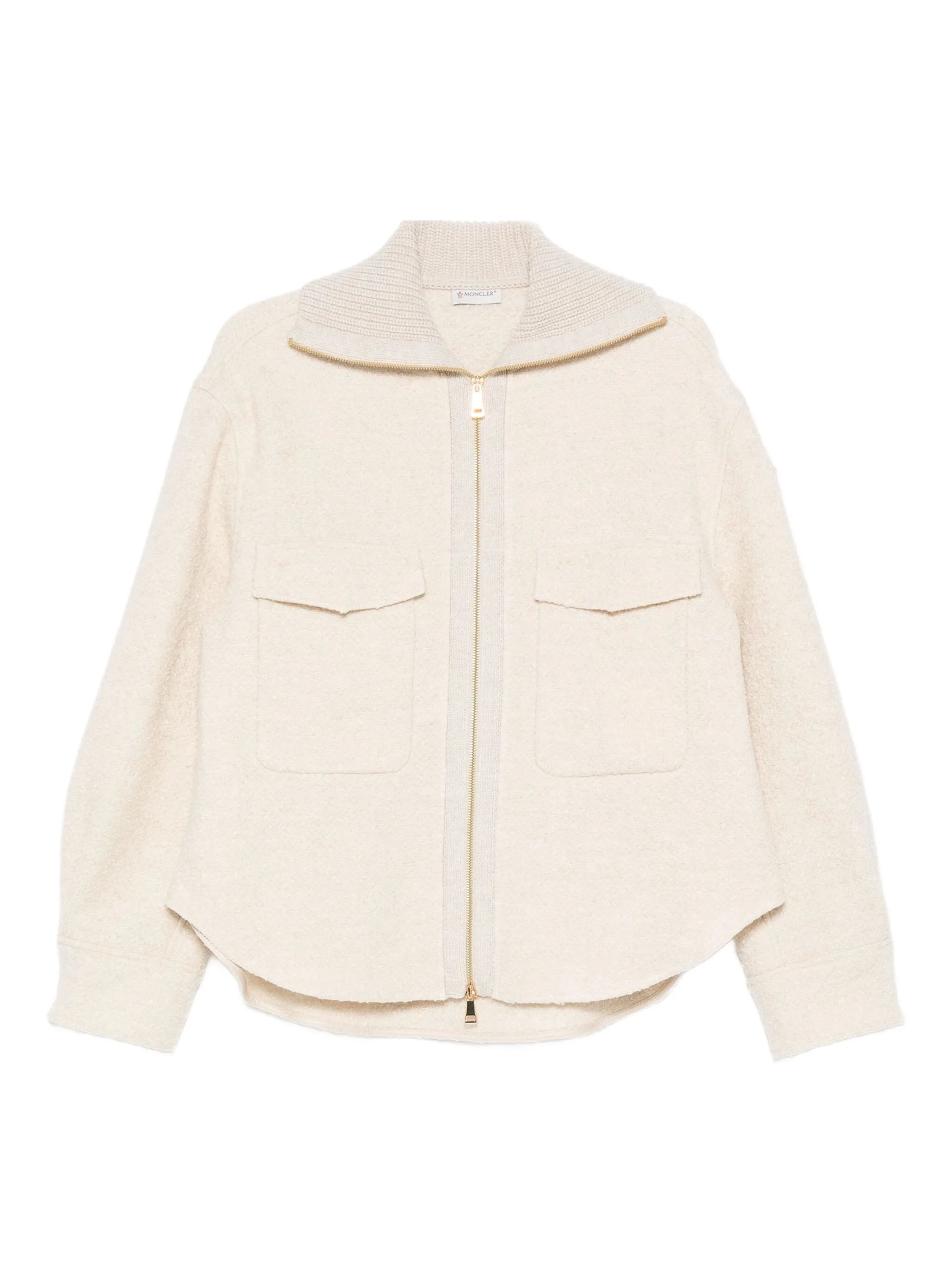 flap-pocket zip jacket