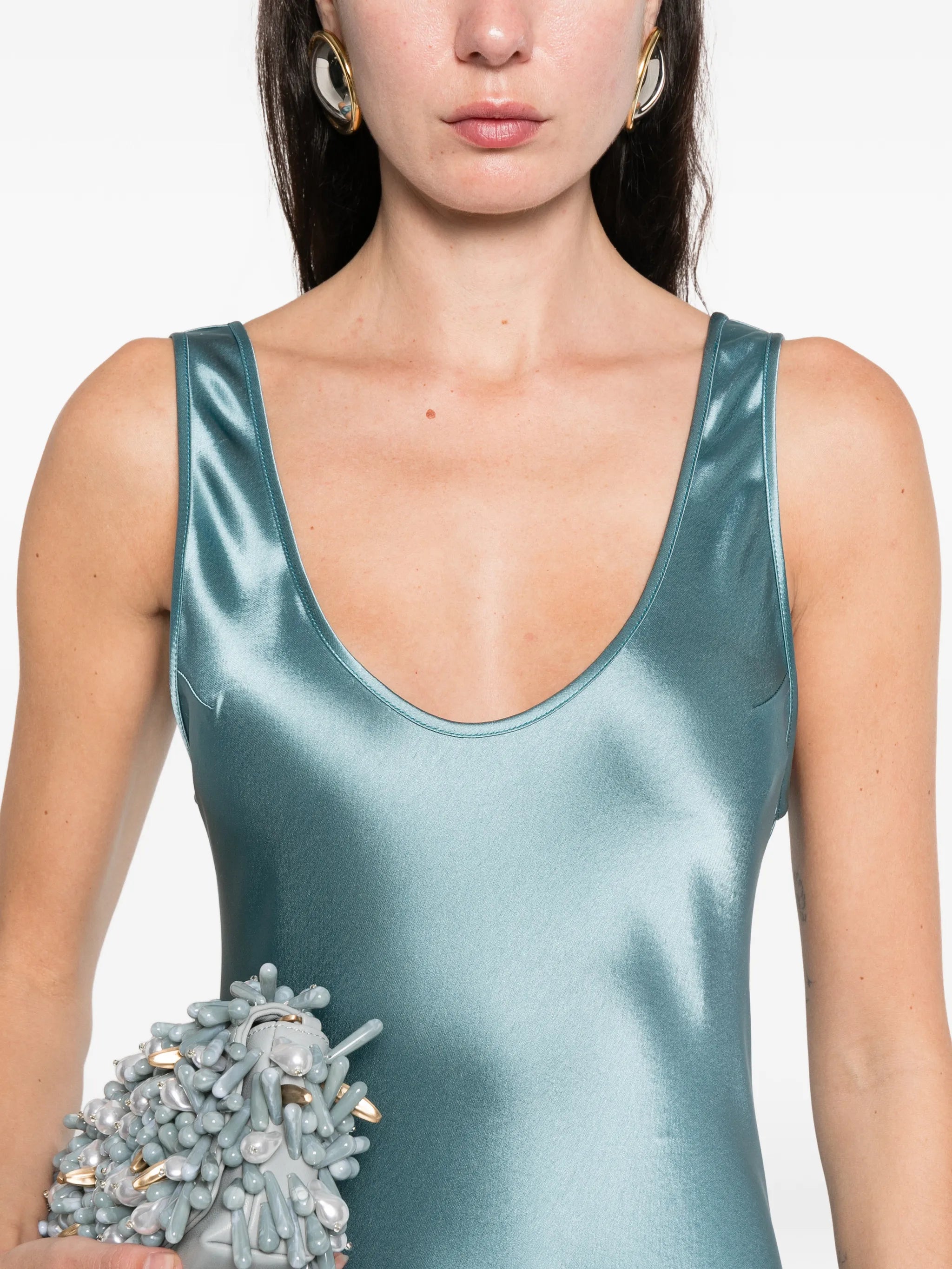 Valletta satin  maxi dress