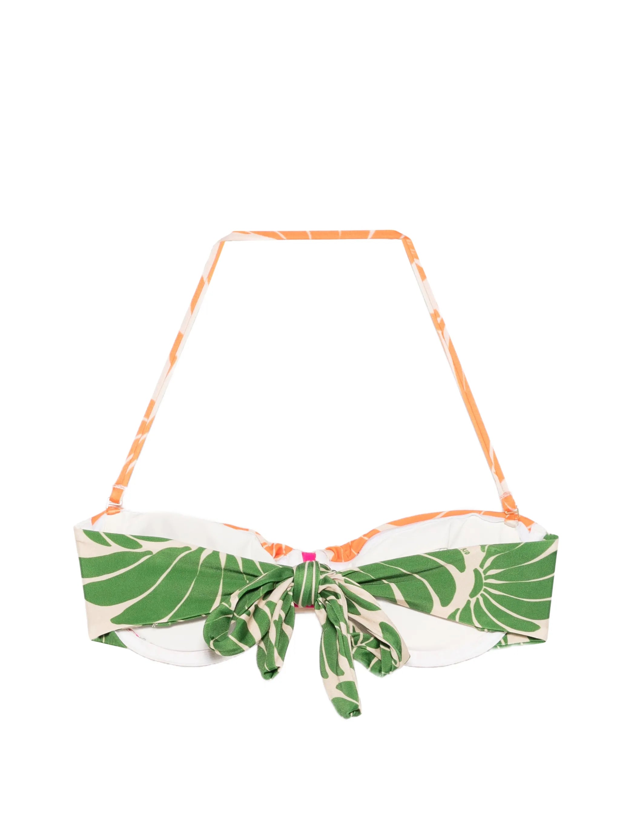 underwire floral bikini top