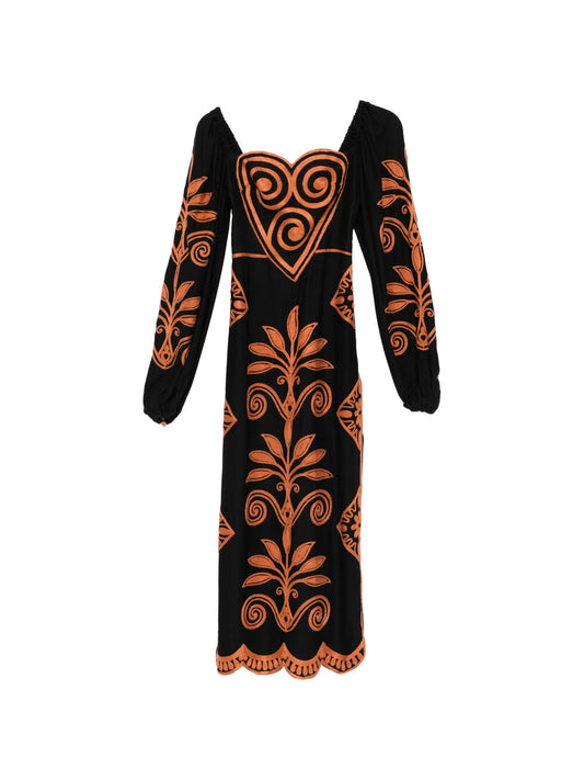 Cornely Ainika long-sleeve midi dress