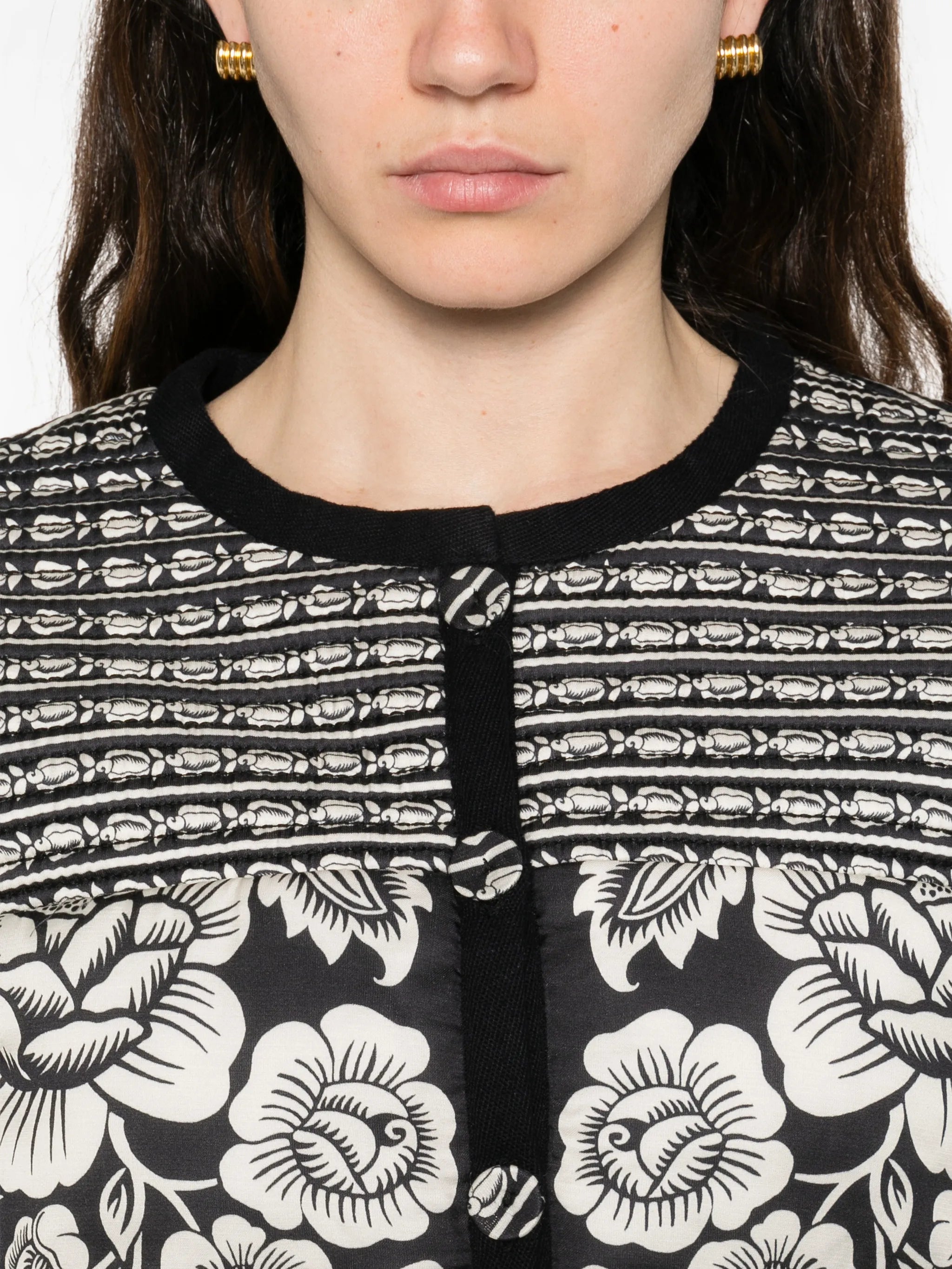 Cashews And Birds padded jacket
