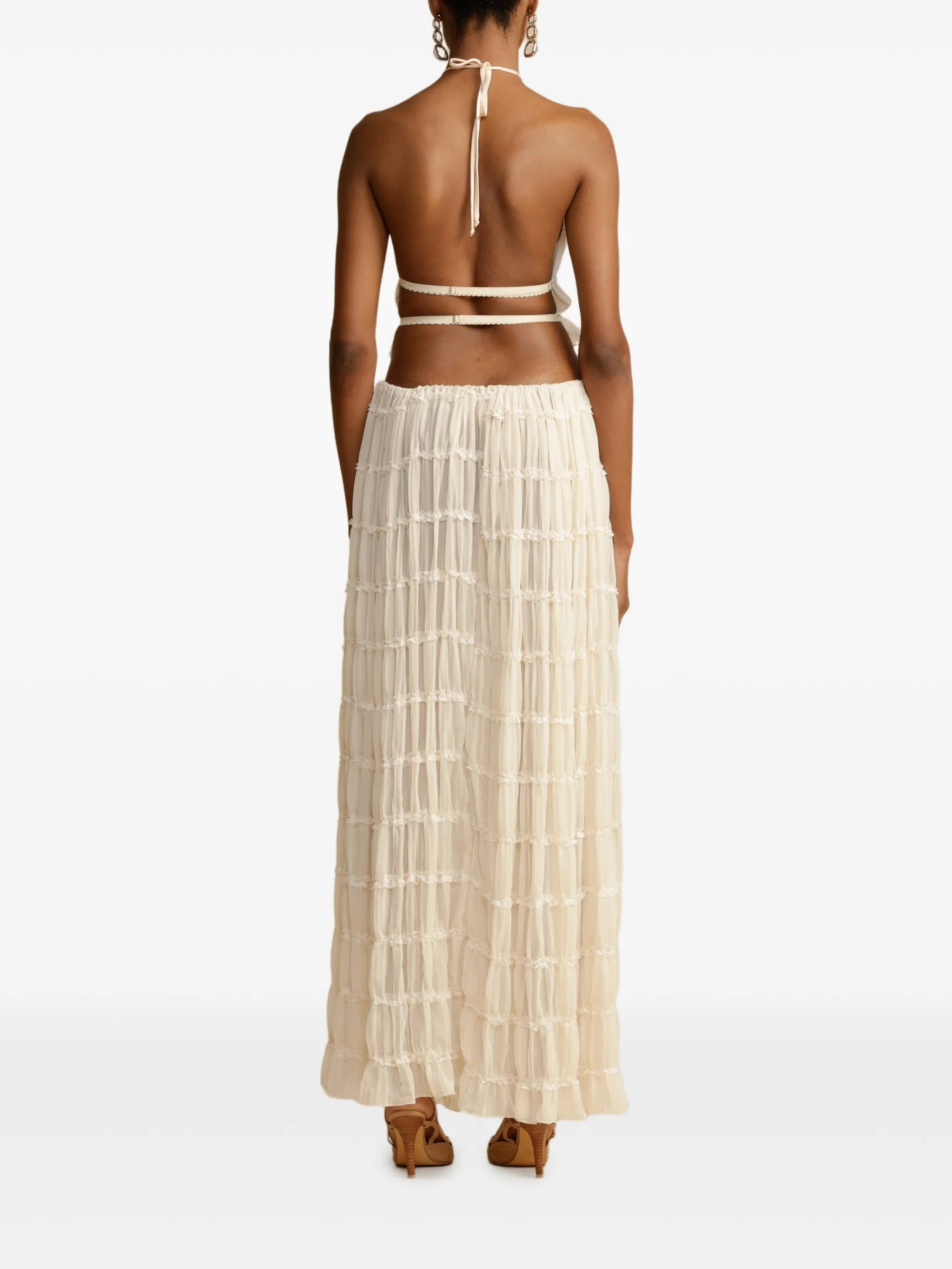Juliette ruched halterneck top