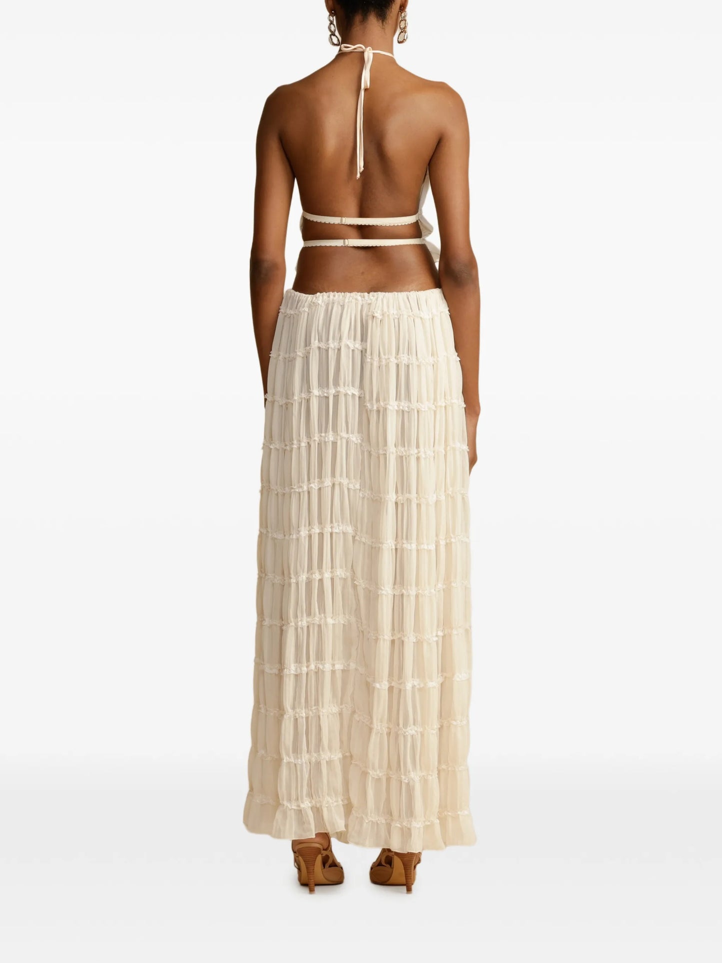 Juliette ruched halterneck top