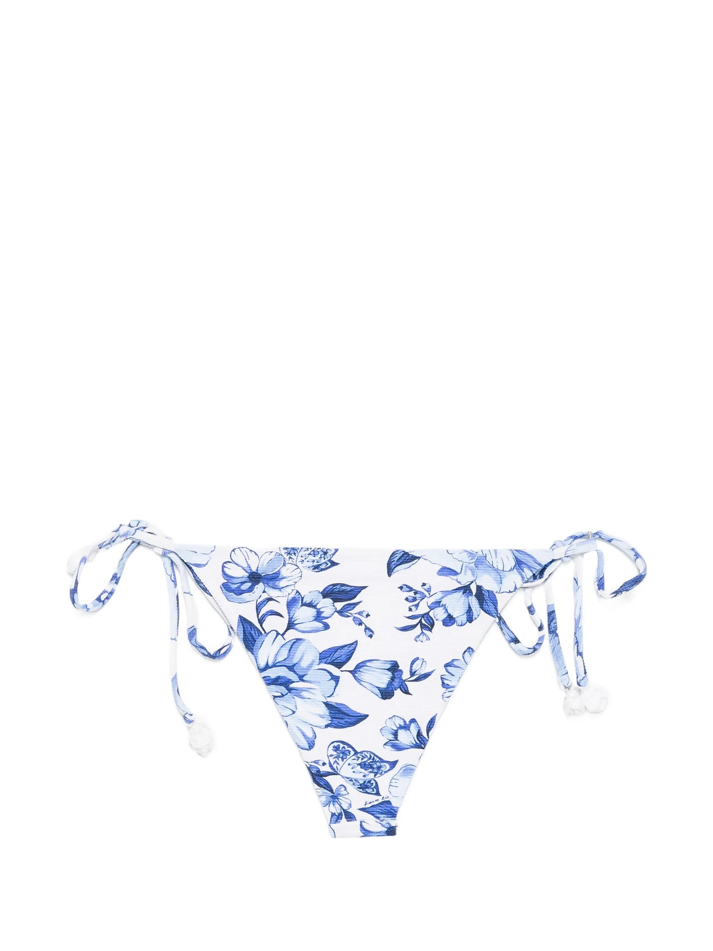 tie-side floral bikini bottoms