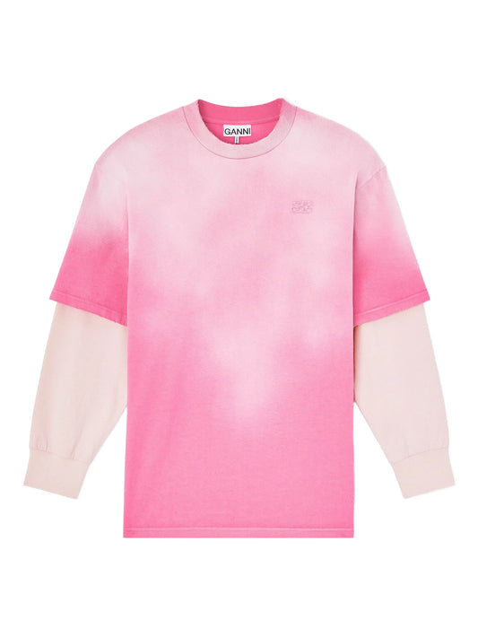 layered logo-detail T-shirt