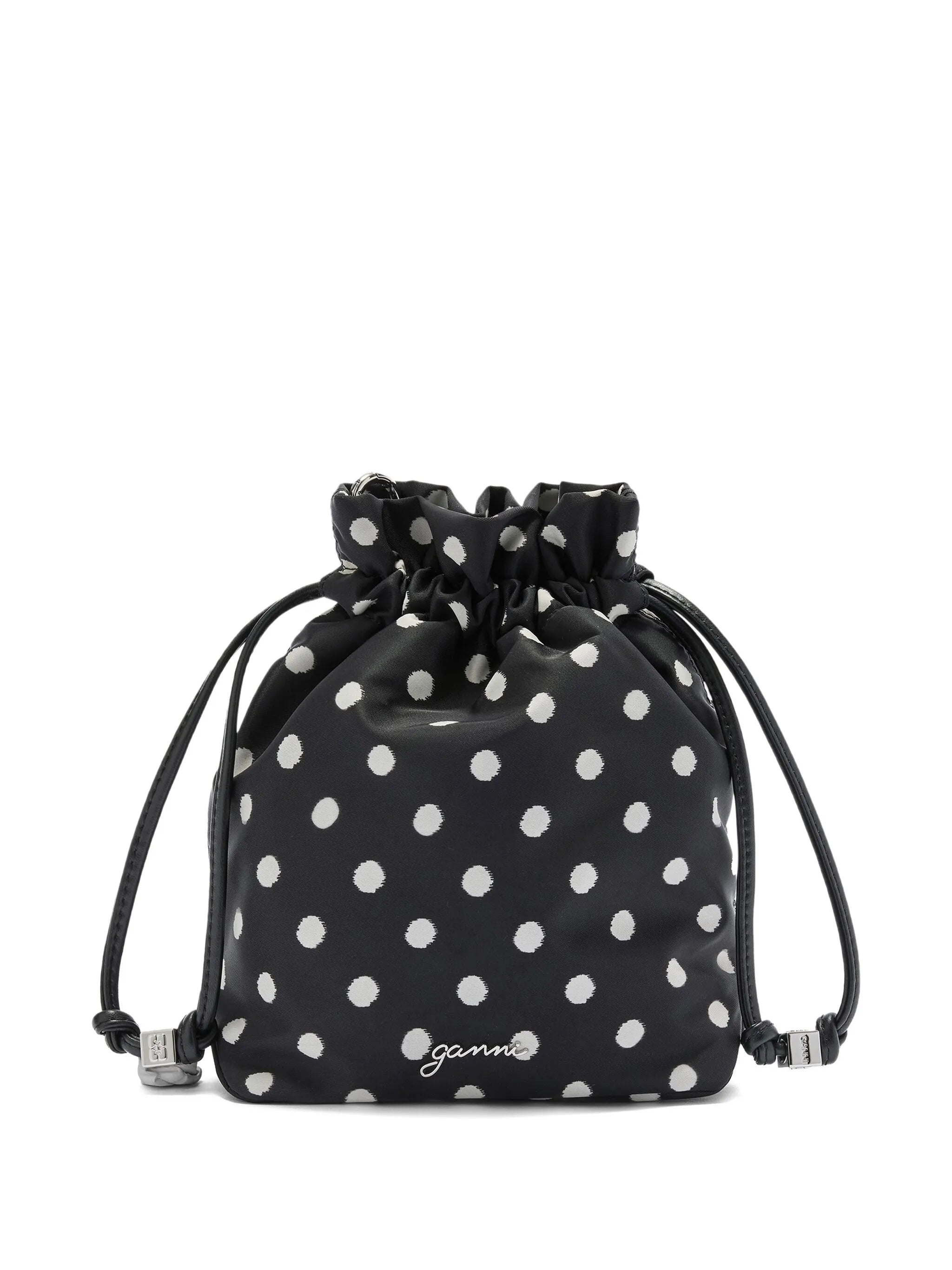 Bou polka dot bucket bag