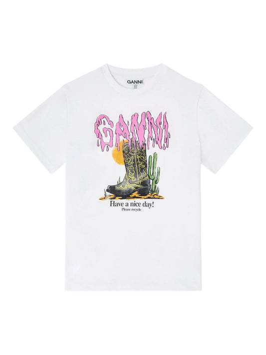 graphic-print T-shirt