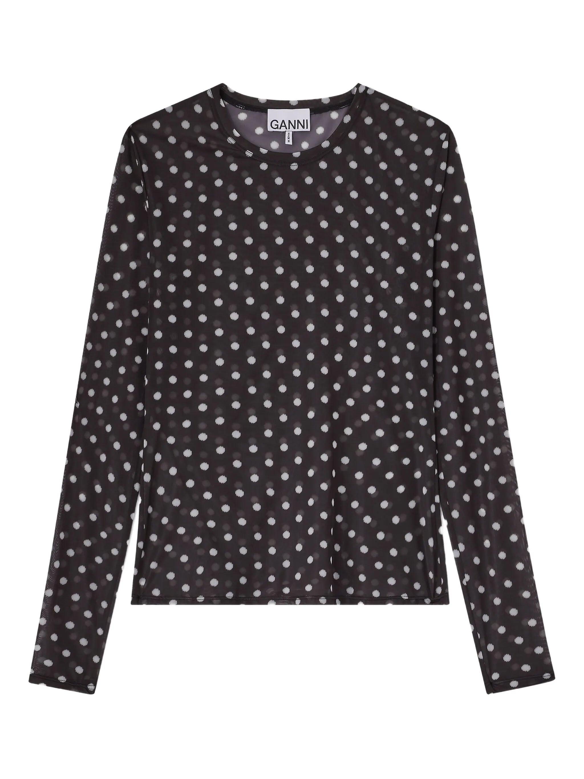 polka-dot top