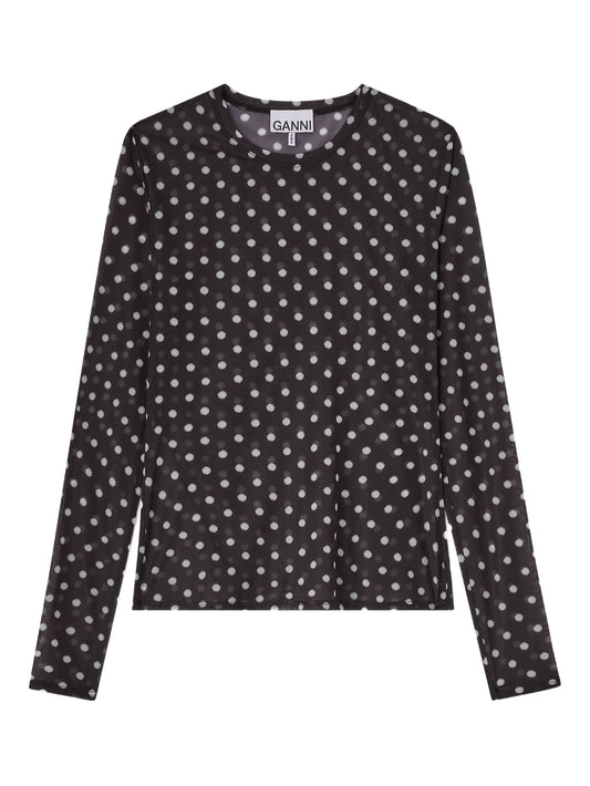 polka-dot top