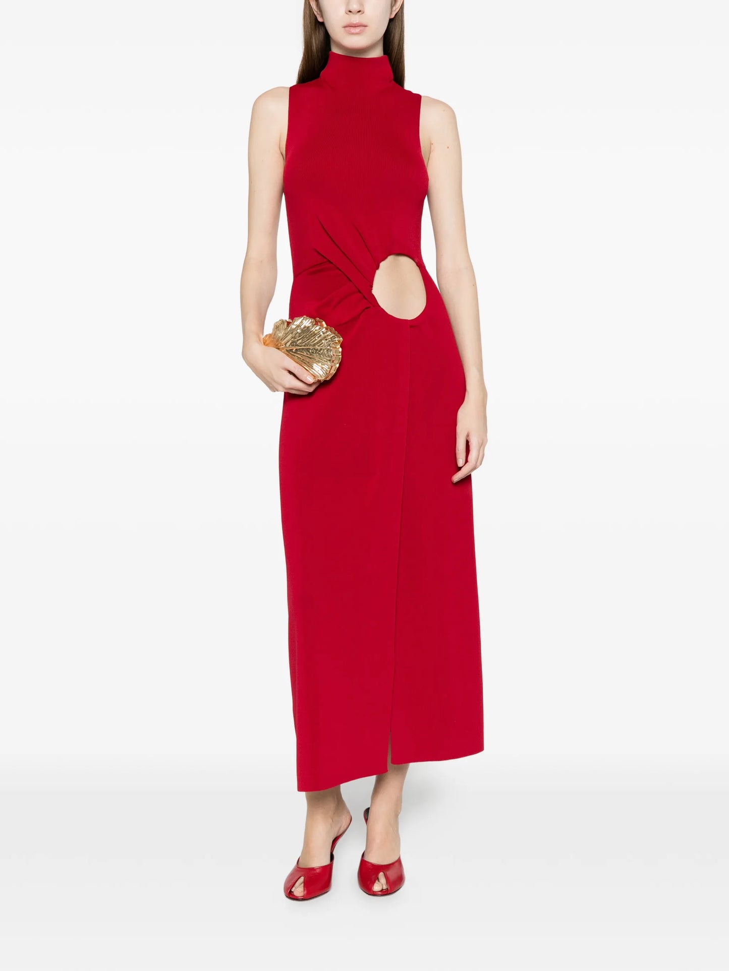 Amana cut-out midi dress