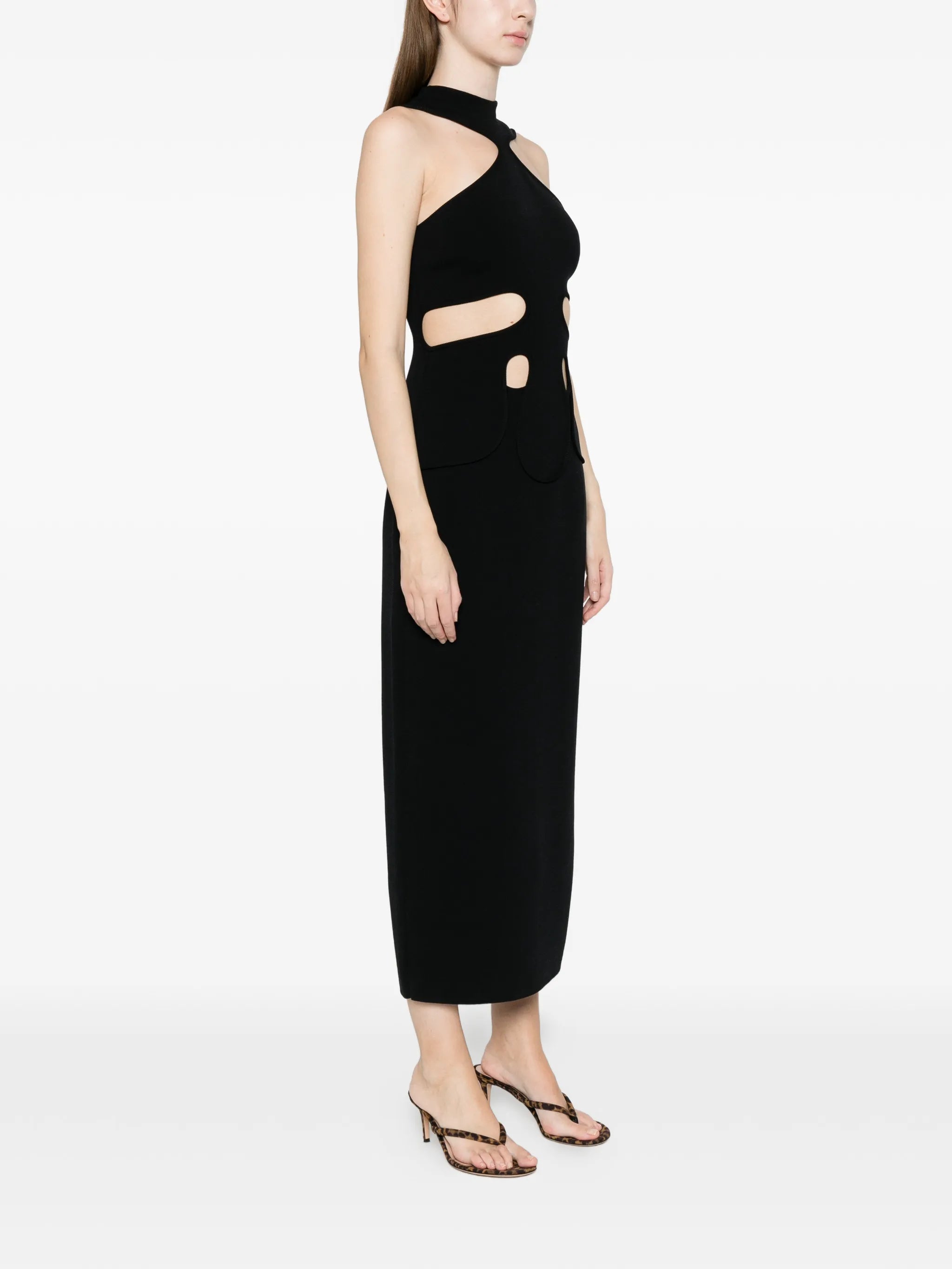 cut-out midi dress