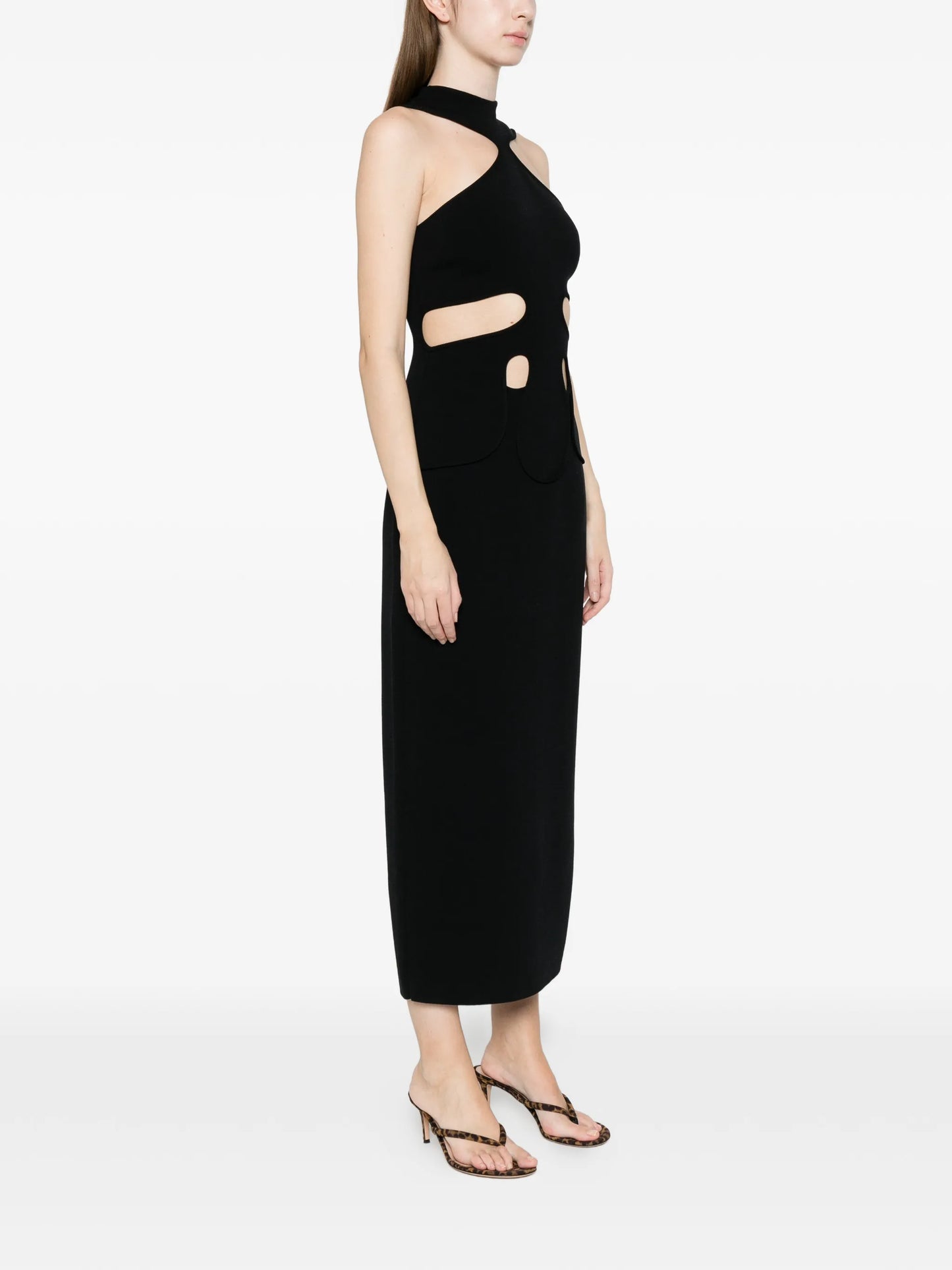cut-out midi dress