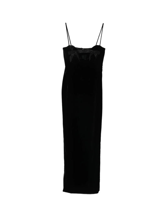 velvet maxi dress