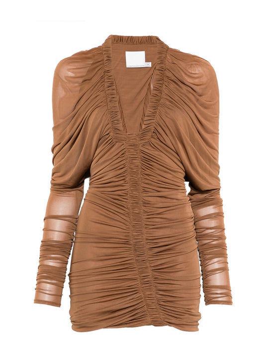 Orion LS long-sleeve mini dress