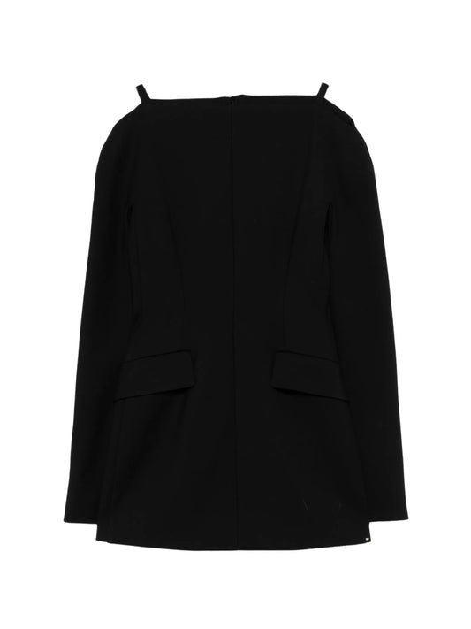 Spxangus shoulder pad mini dress